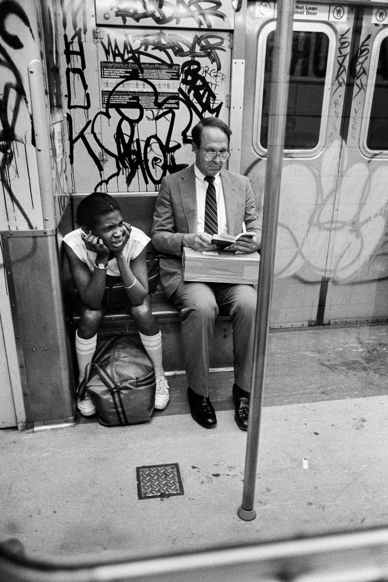Odd Jux, Subway, NYC, 1988