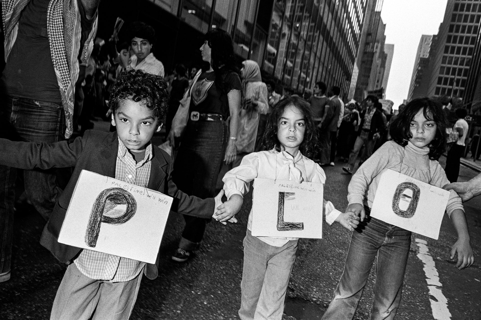 Pro PLO March, NYC, 1985