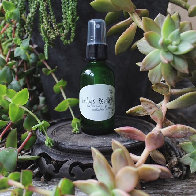 Hruby&rsquo;s Repellent Aromatherapy Mist is available in a 2 oz size! I designed this essential oil blend as an all natural insect repellent, but it also acts as a soother to insect bites as well! This mist is on sale until Friday night! Click the l