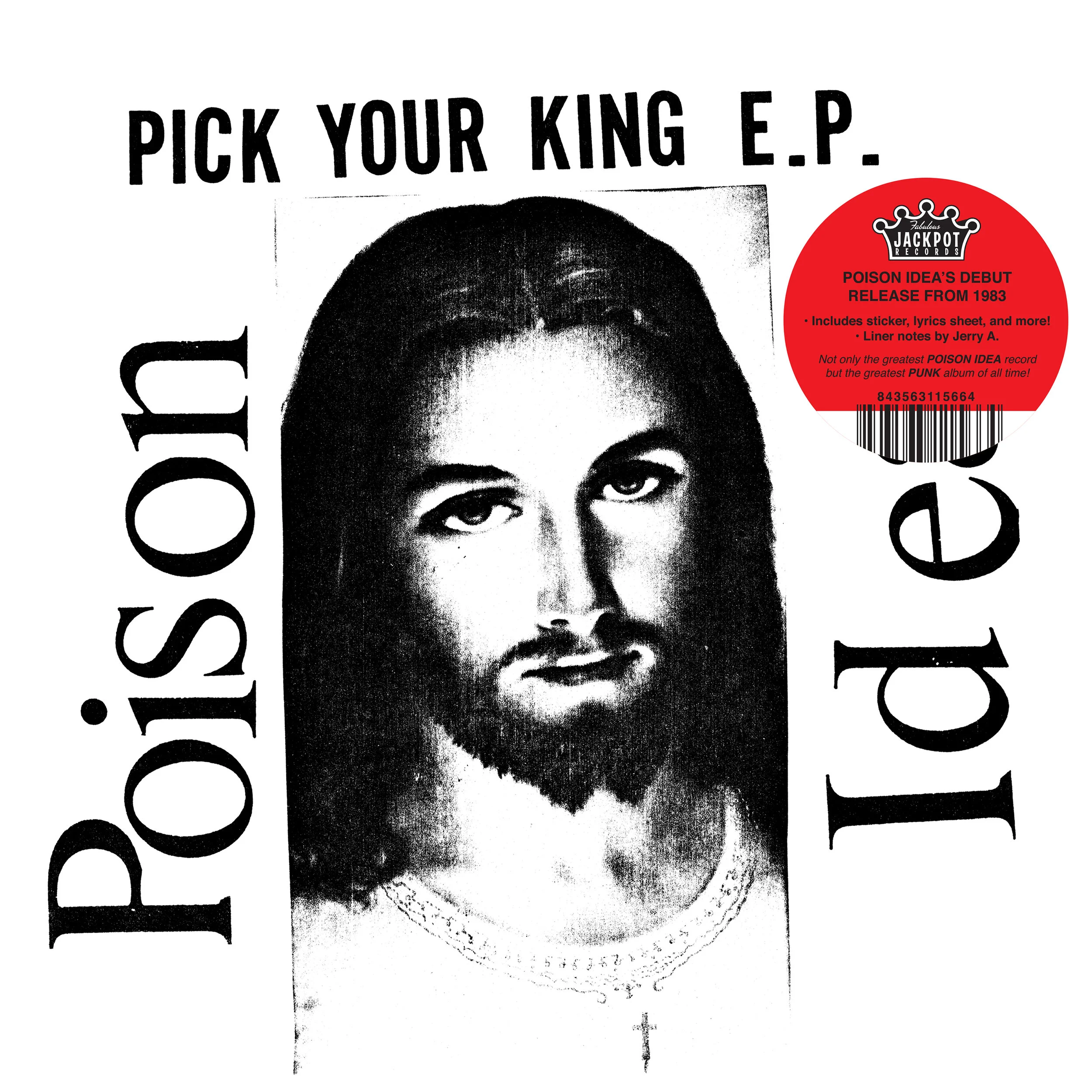 Poison Idea - Pick Your King - 12" w/ inserts and sticker