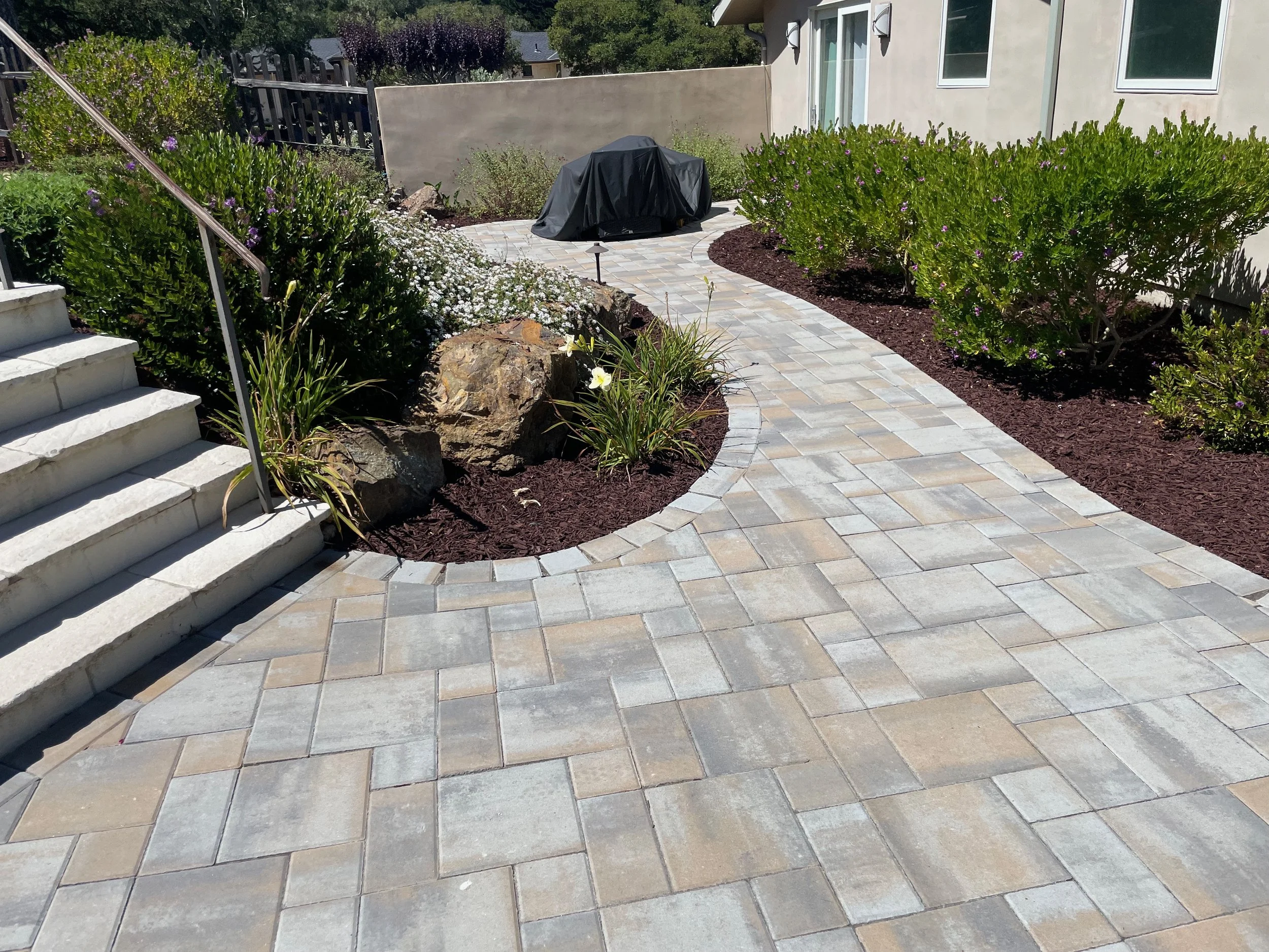 Paver walkways, staircases and patios