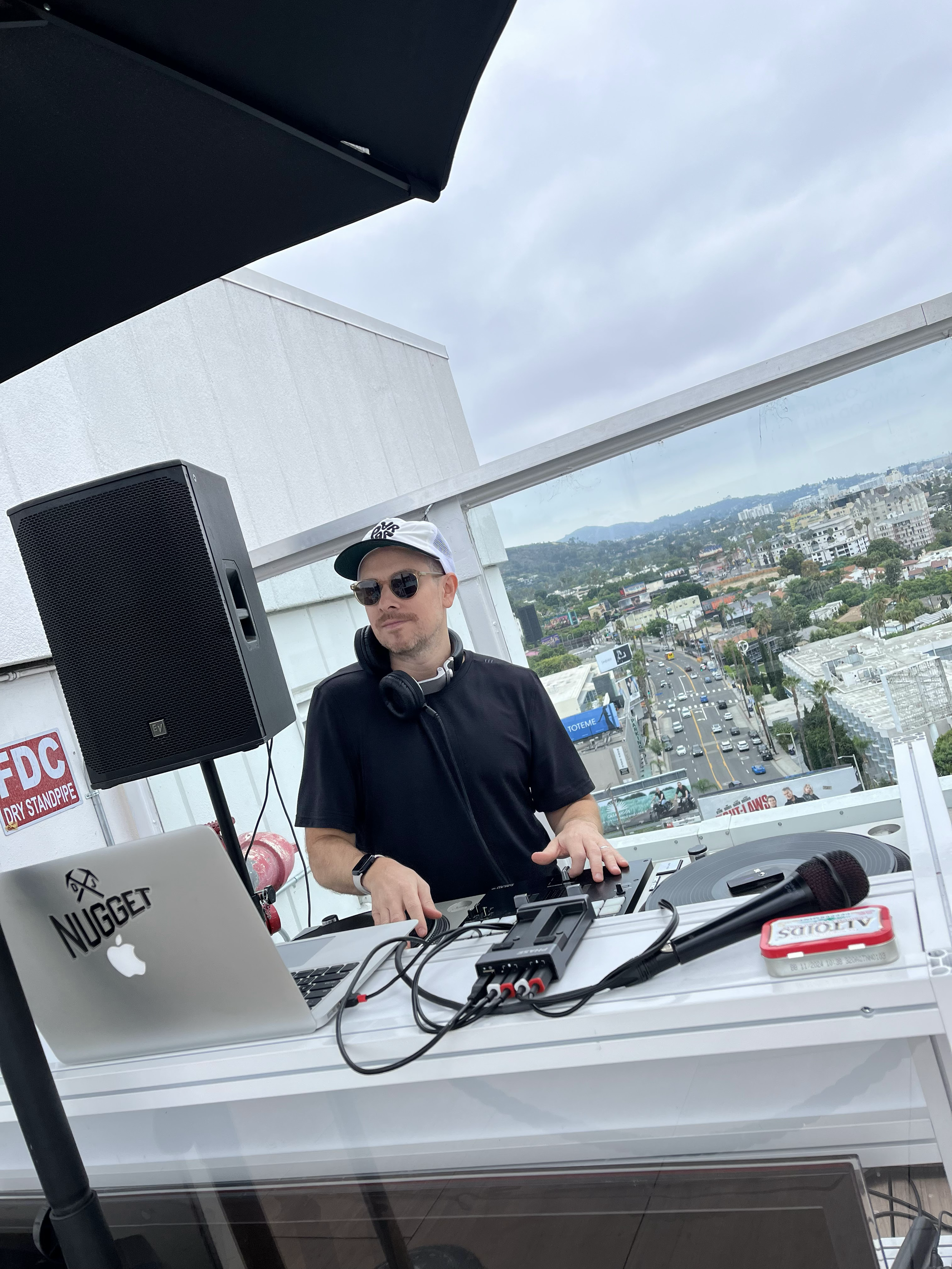 Rooftop pool at Andaz Hotel in West Hollywood, California