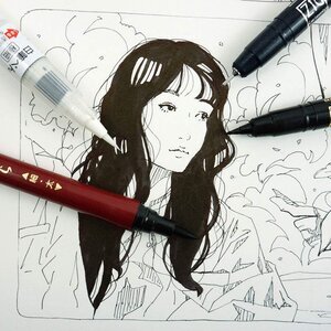 Drawing with ZIG INKTOBER SPECIAL SET
