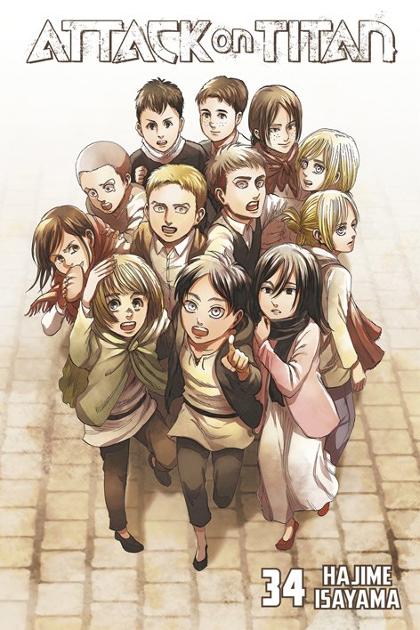  attack on titan final volume - variant cover 