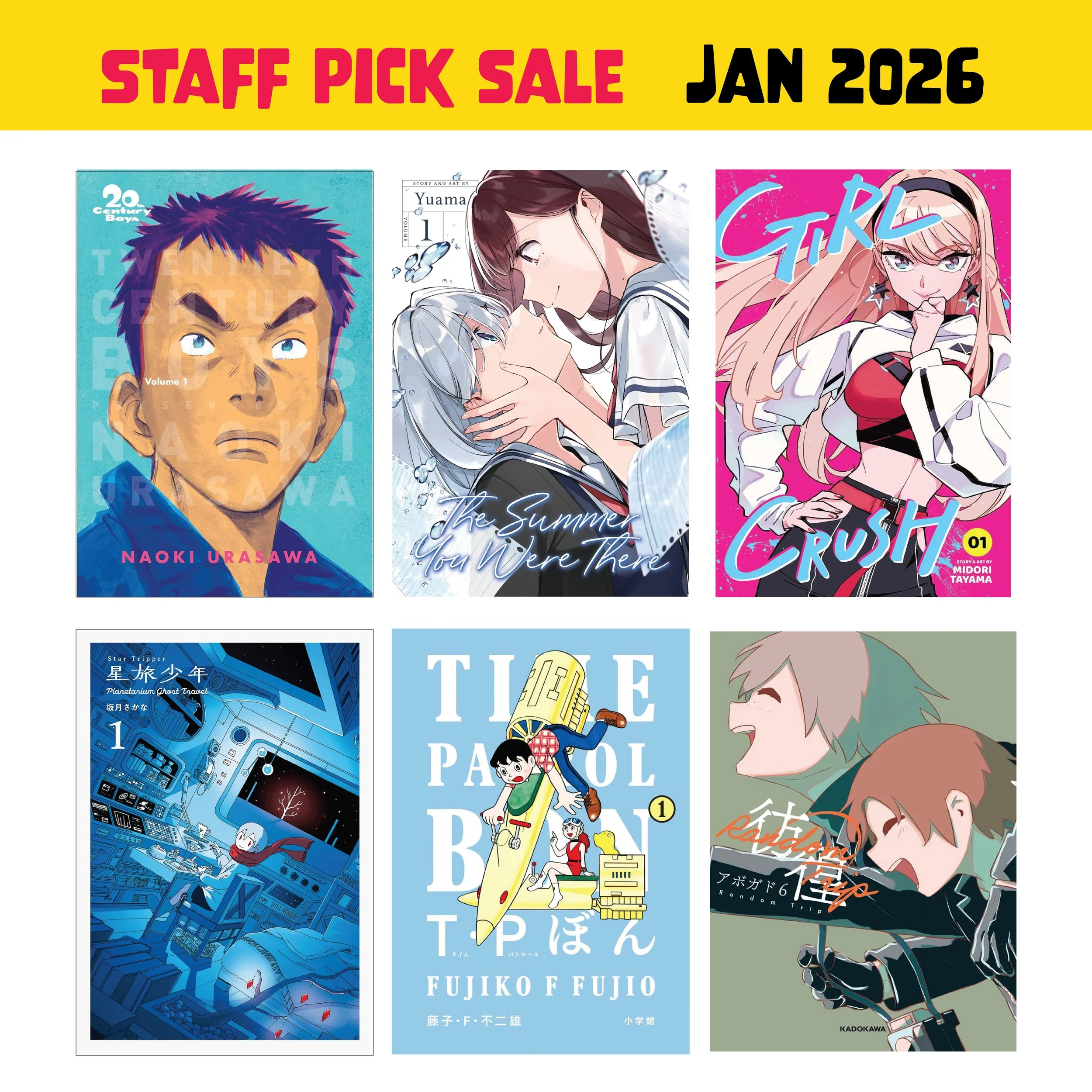 January 2026 STAFF PICK SALE