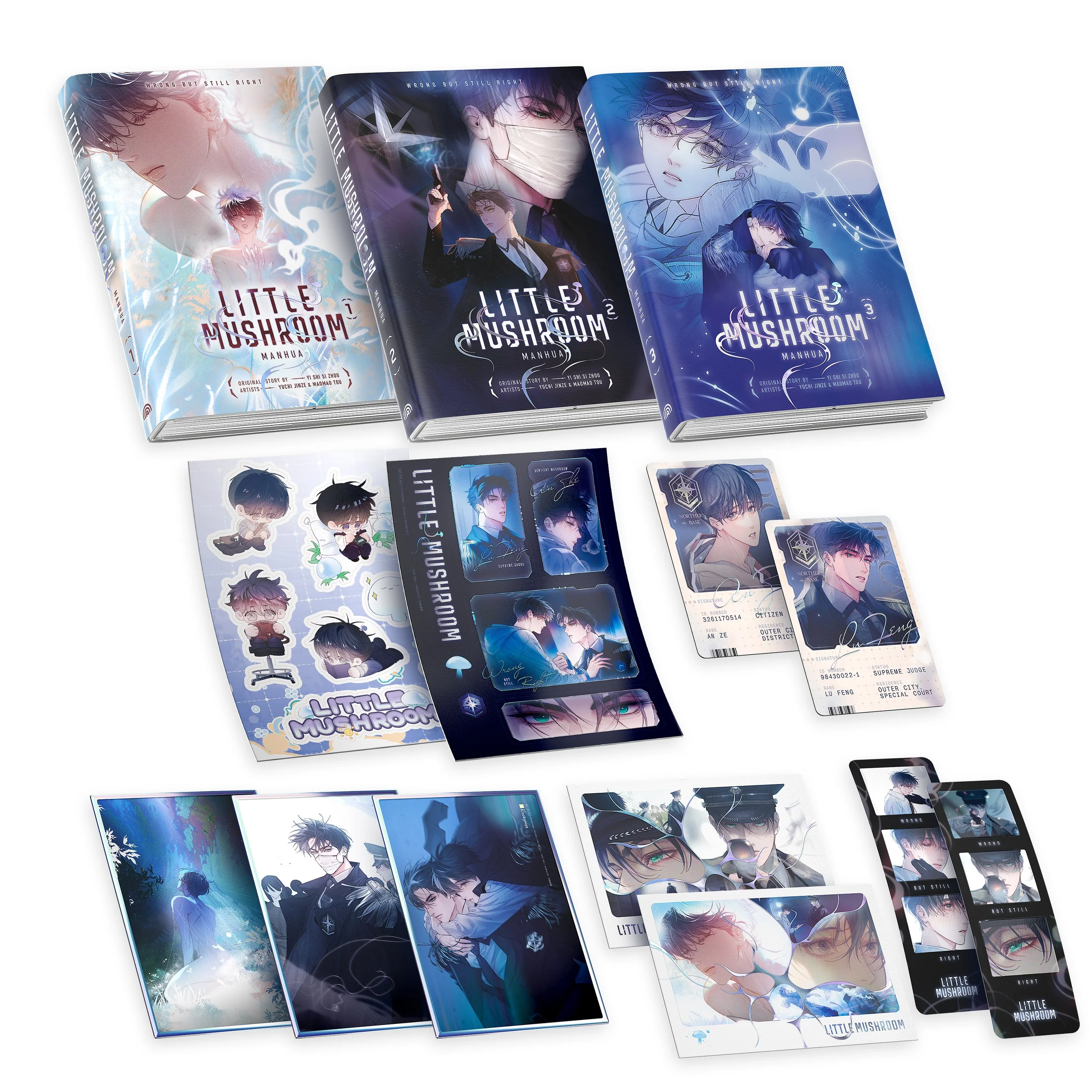 Kinokuniya exclusive Little Mushroom Vol. 1-3
