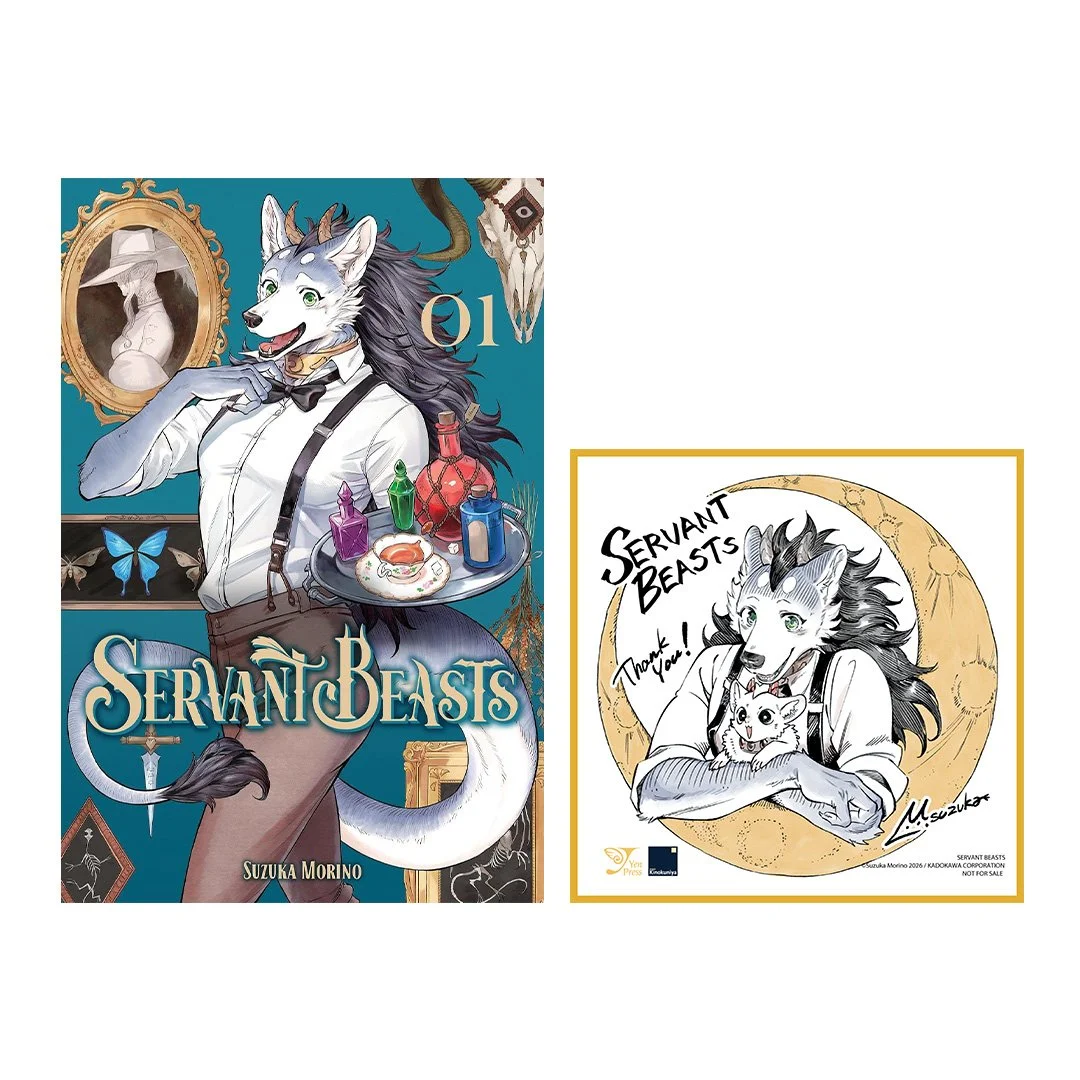 Servant Beasts, Vol. 1 with Kinokuniya Exclusive shikishi