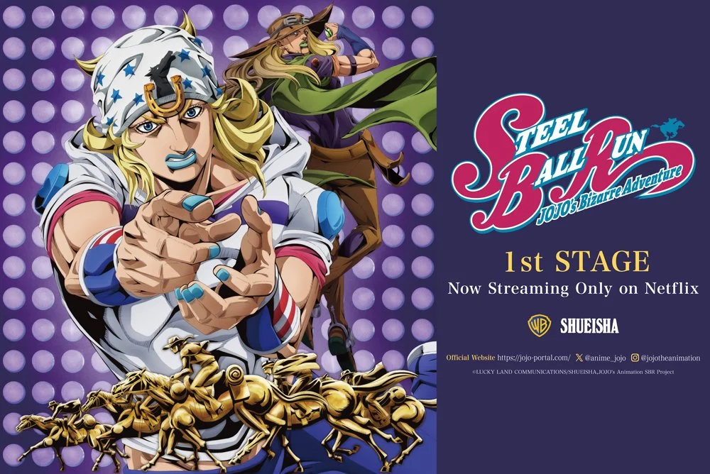 Steel Ball Run JOJO bizarre Adventure 1st Stage Now Streaming Only on netflix