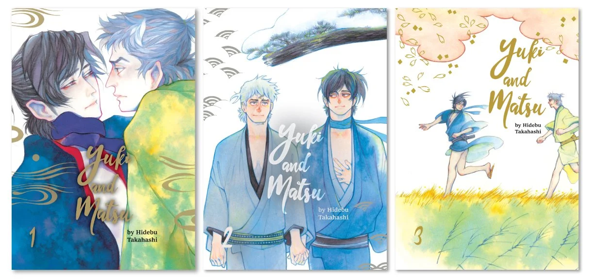 Yuki and Matsu manga vol 1, 2, and 3