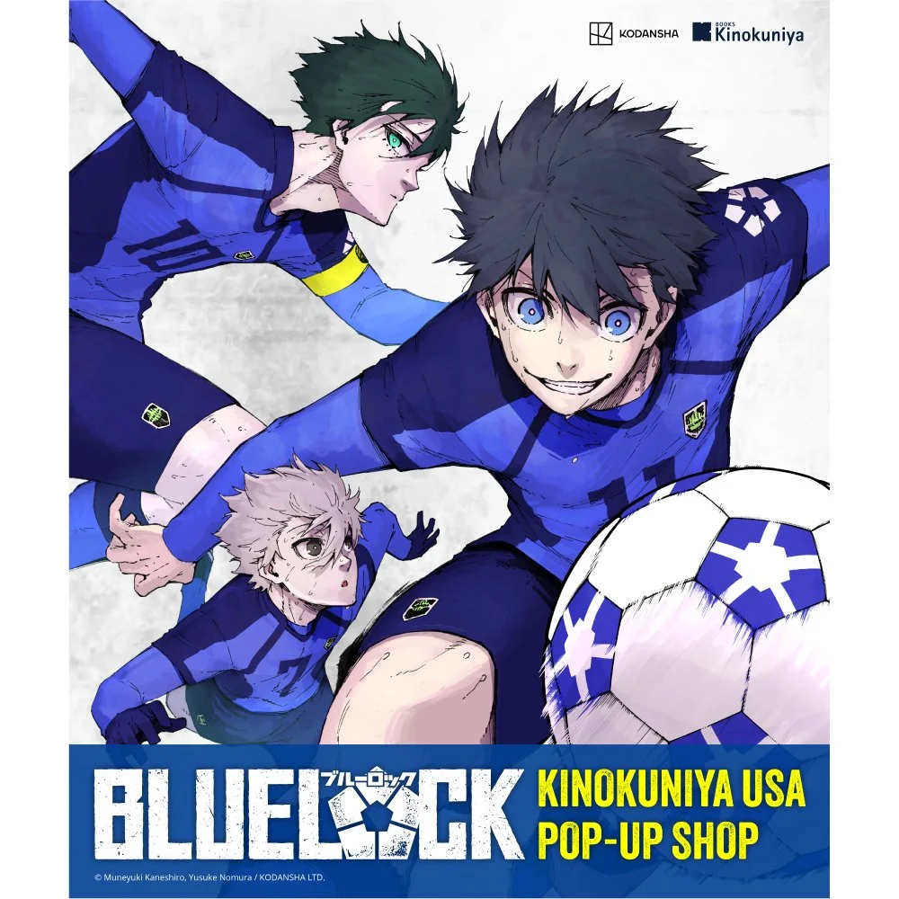Blue Lock Kinokuniya USA Pop-Up Shop at Select stores