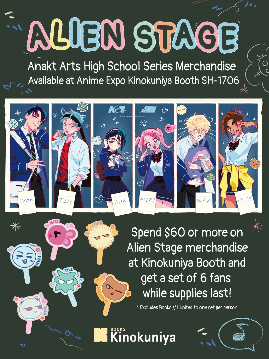 Alien Stage Anakt Art High School Series Merchandise