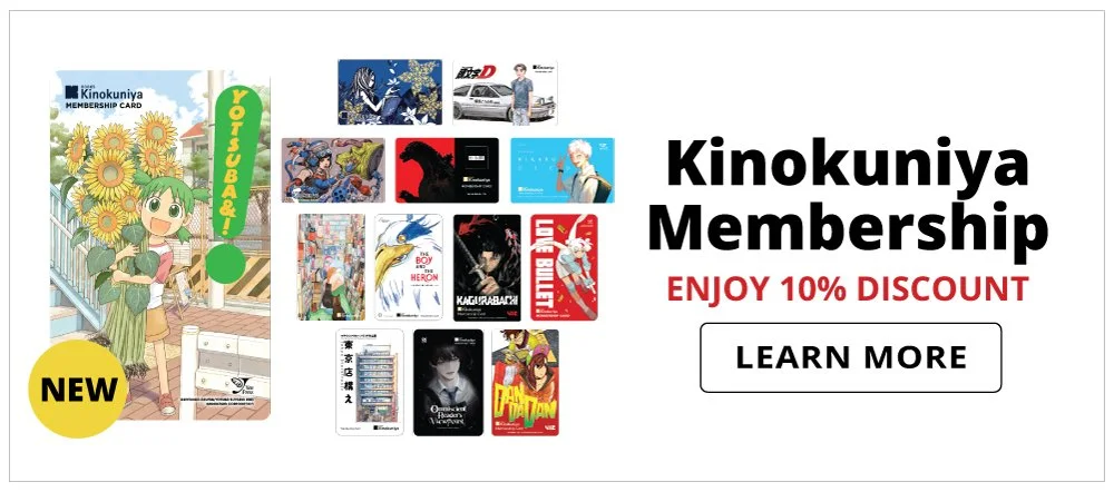 Kinokuniya Membership - Enjoy 10% discount in-store and online