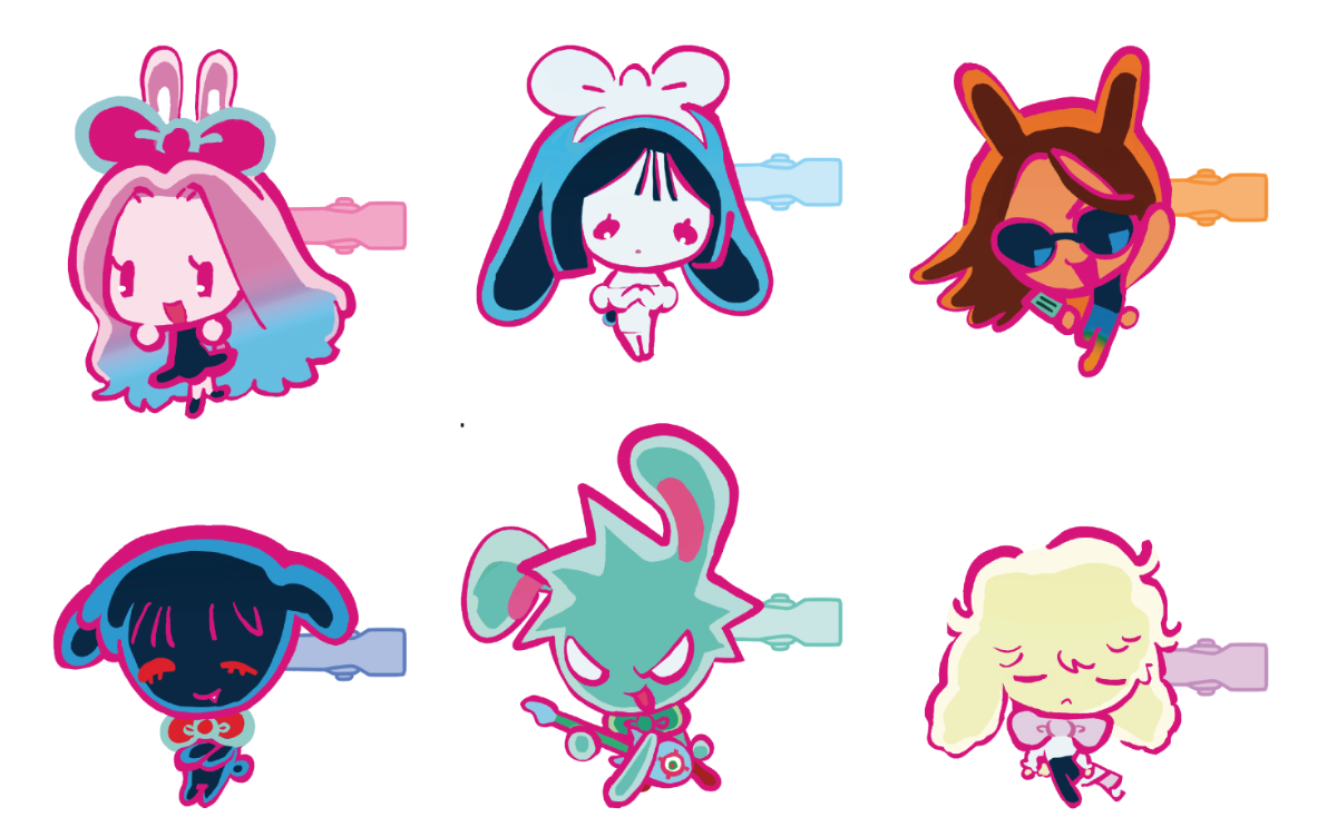 alien stage hair clicp