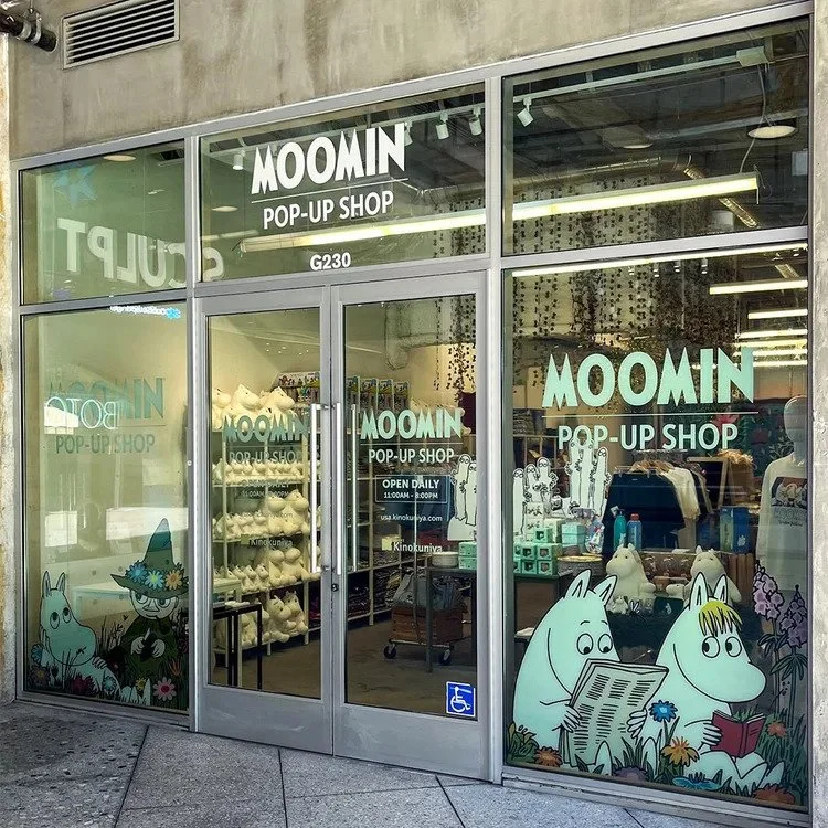 Moomin Pop-Up Shop Storefront