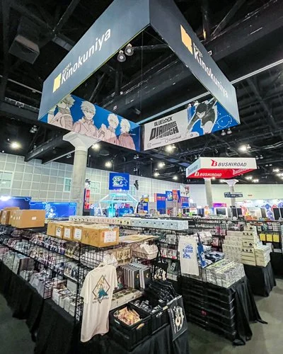 Kinokuniya booth at anime expo
