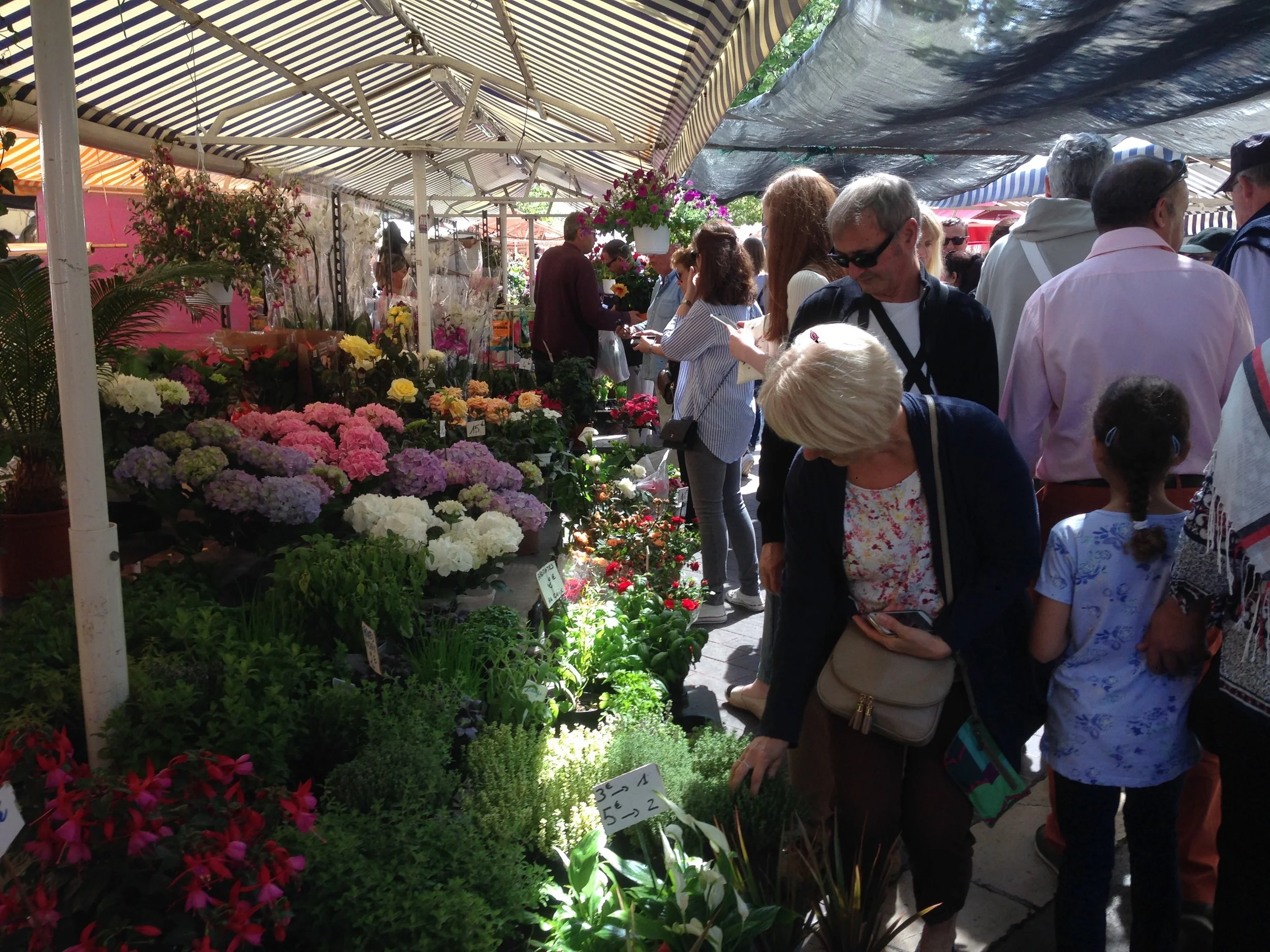 The Nice flower market