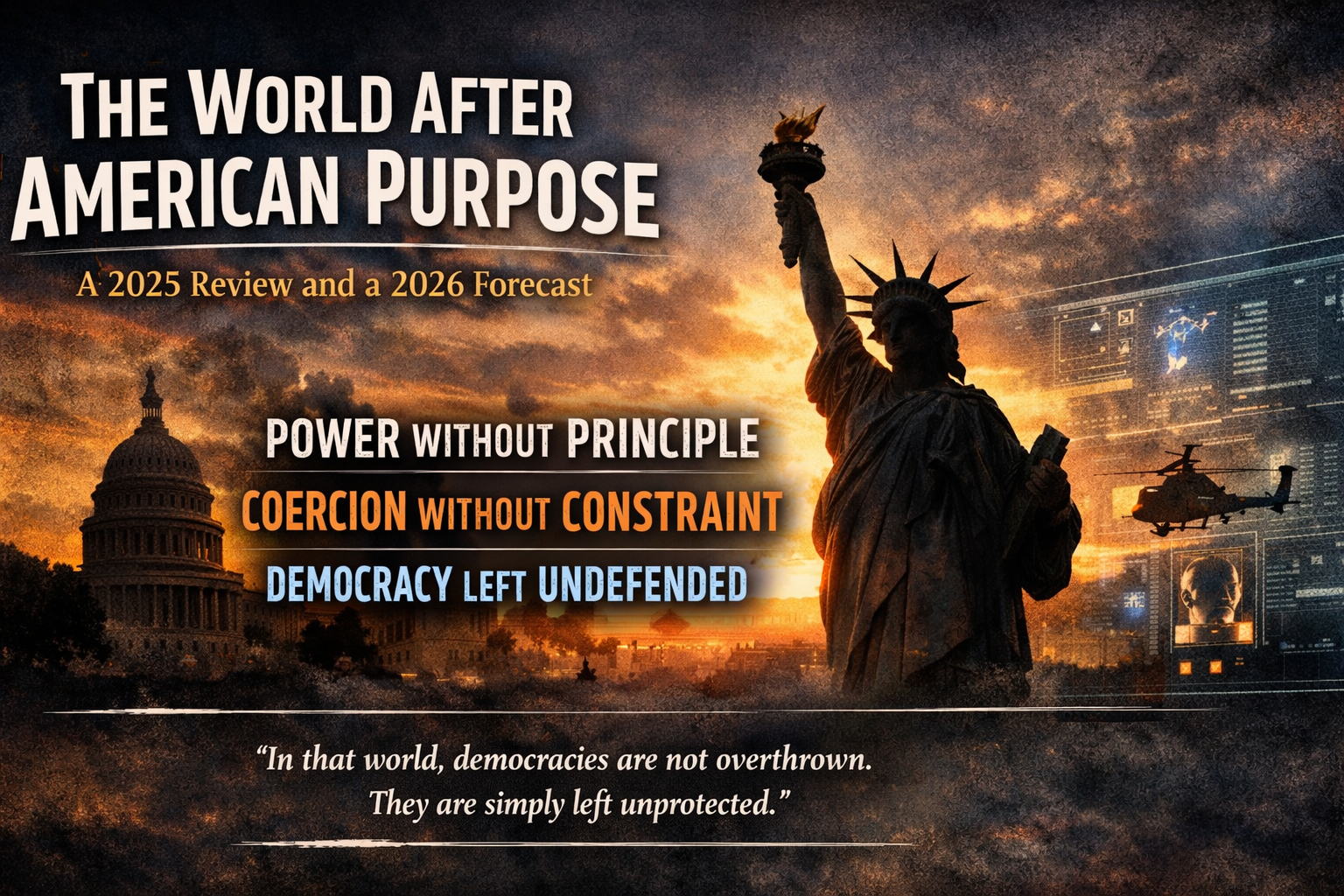 the world after American purpose