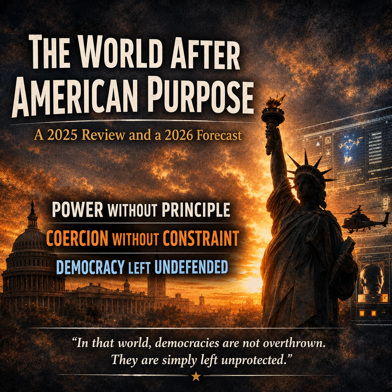 the world after American purpose