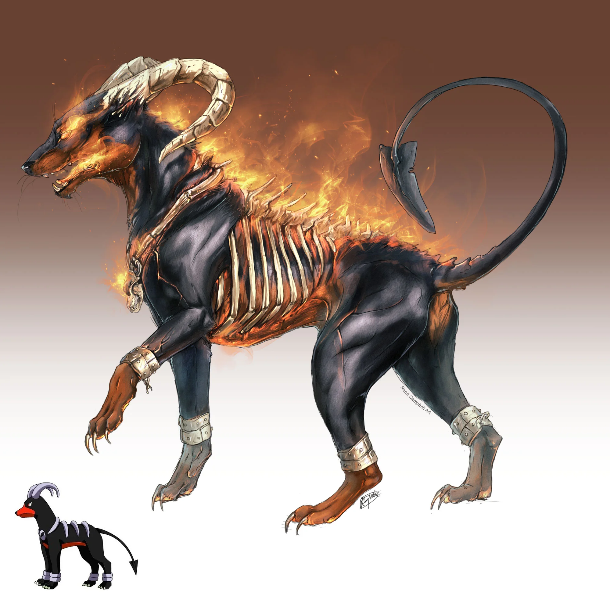 Realistic Pokémon: Houndoom