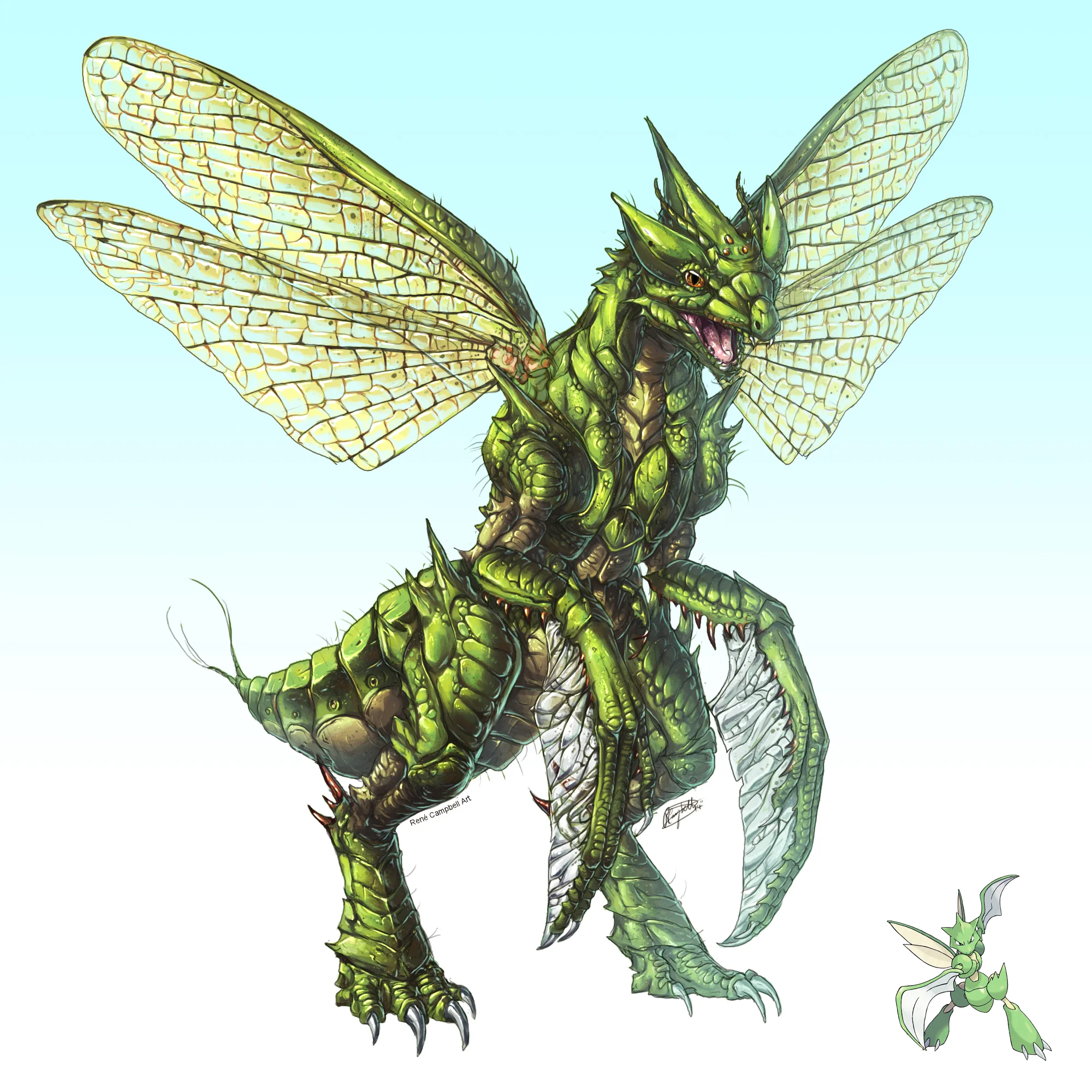 Realistic Pokémon: Scyther