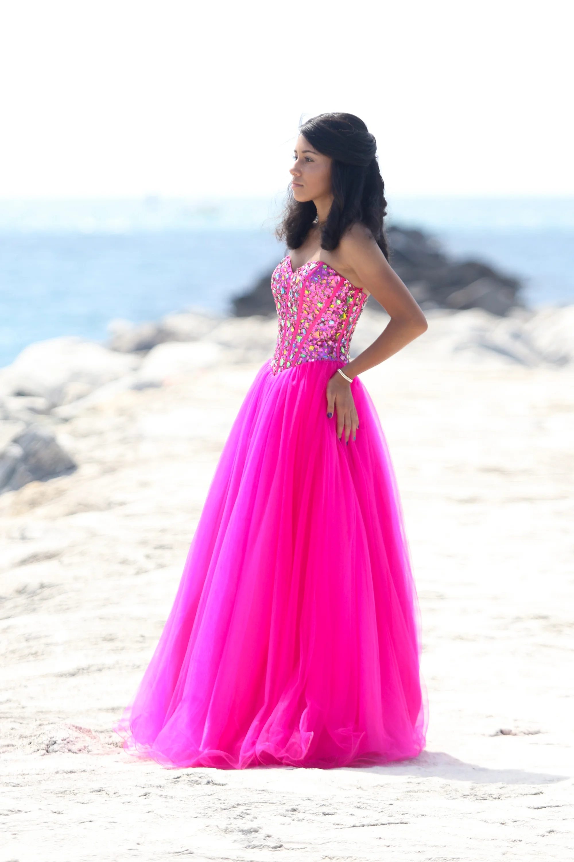 Fun meets Lovely | Miami Beach Quinceanera Session | Nicole Wallace Photography