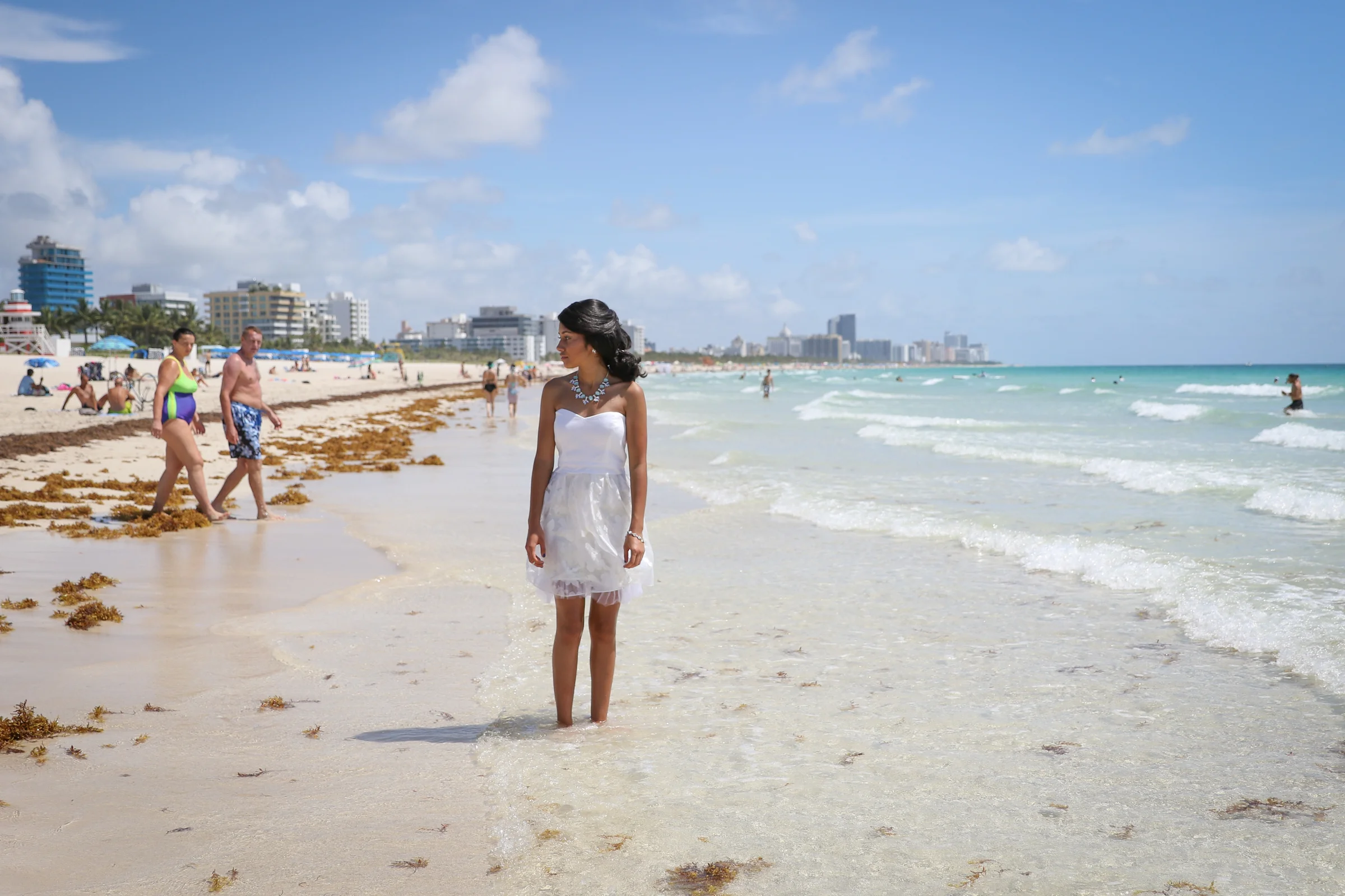 Fun and Lovely Quinceanera Session on Miami Beach | Nicole Wallace Photography