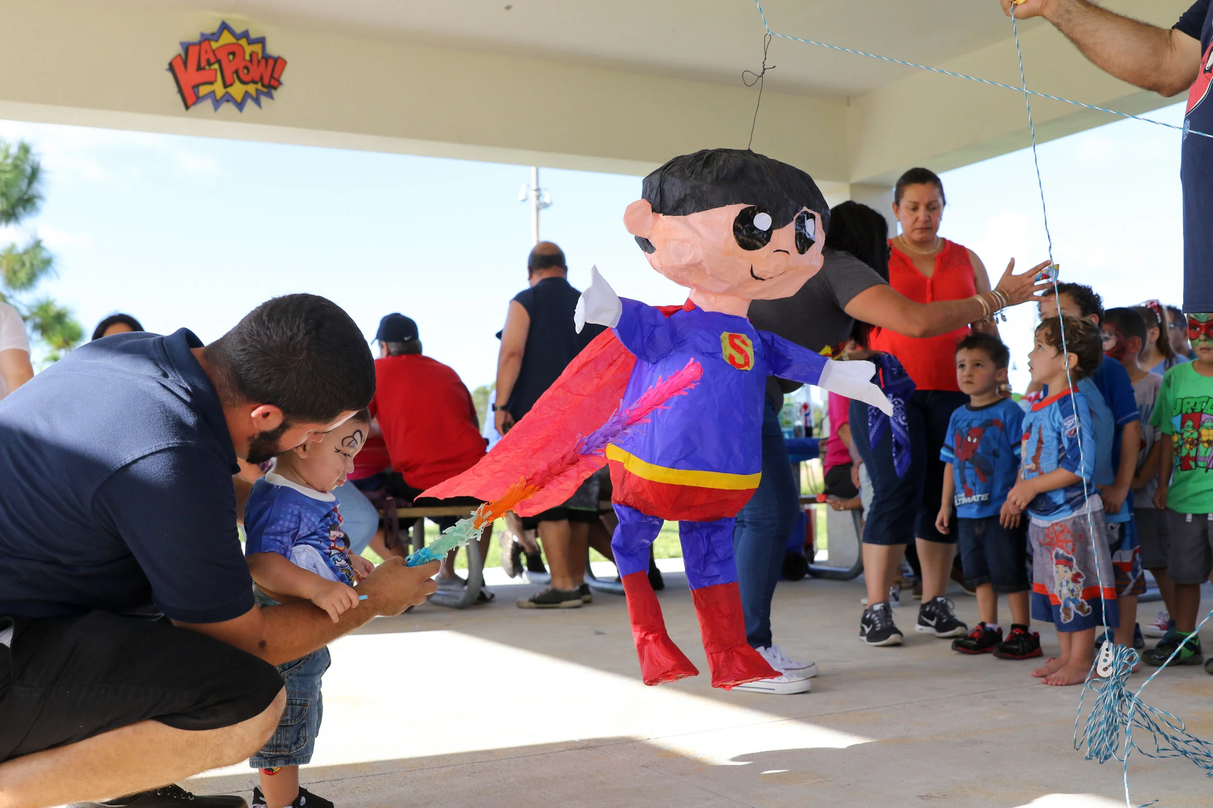 Comic Book Superheroes 1st Birthday Bash | Nicole Wallace Photography