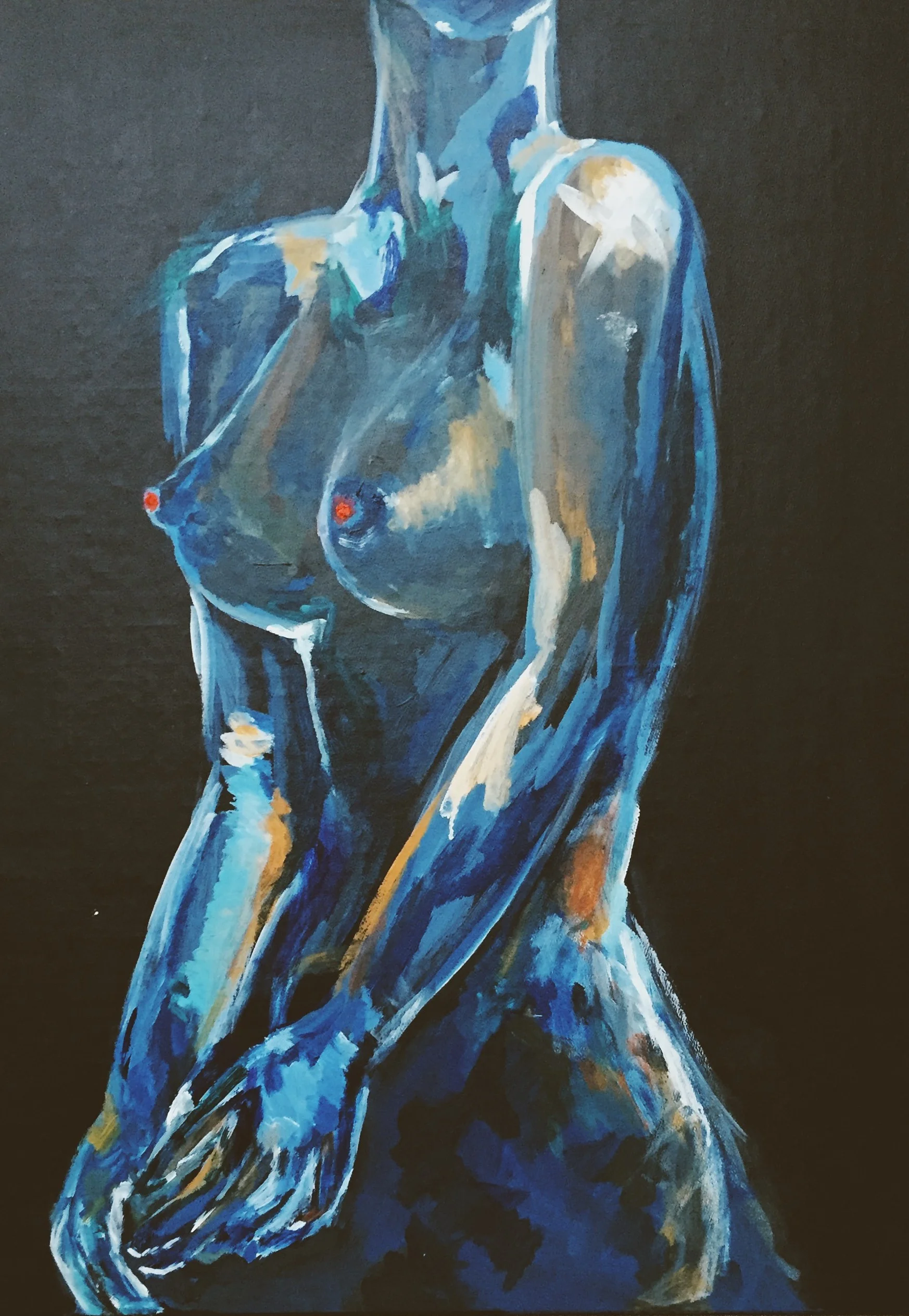 BLUE WOMAN, STUDY