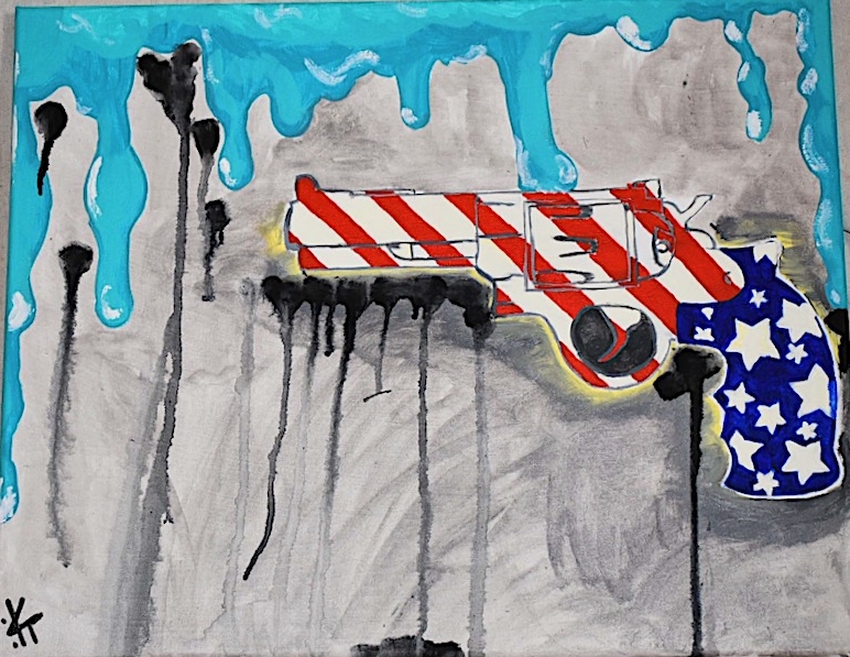 THE ONE HOLDING THE GUN