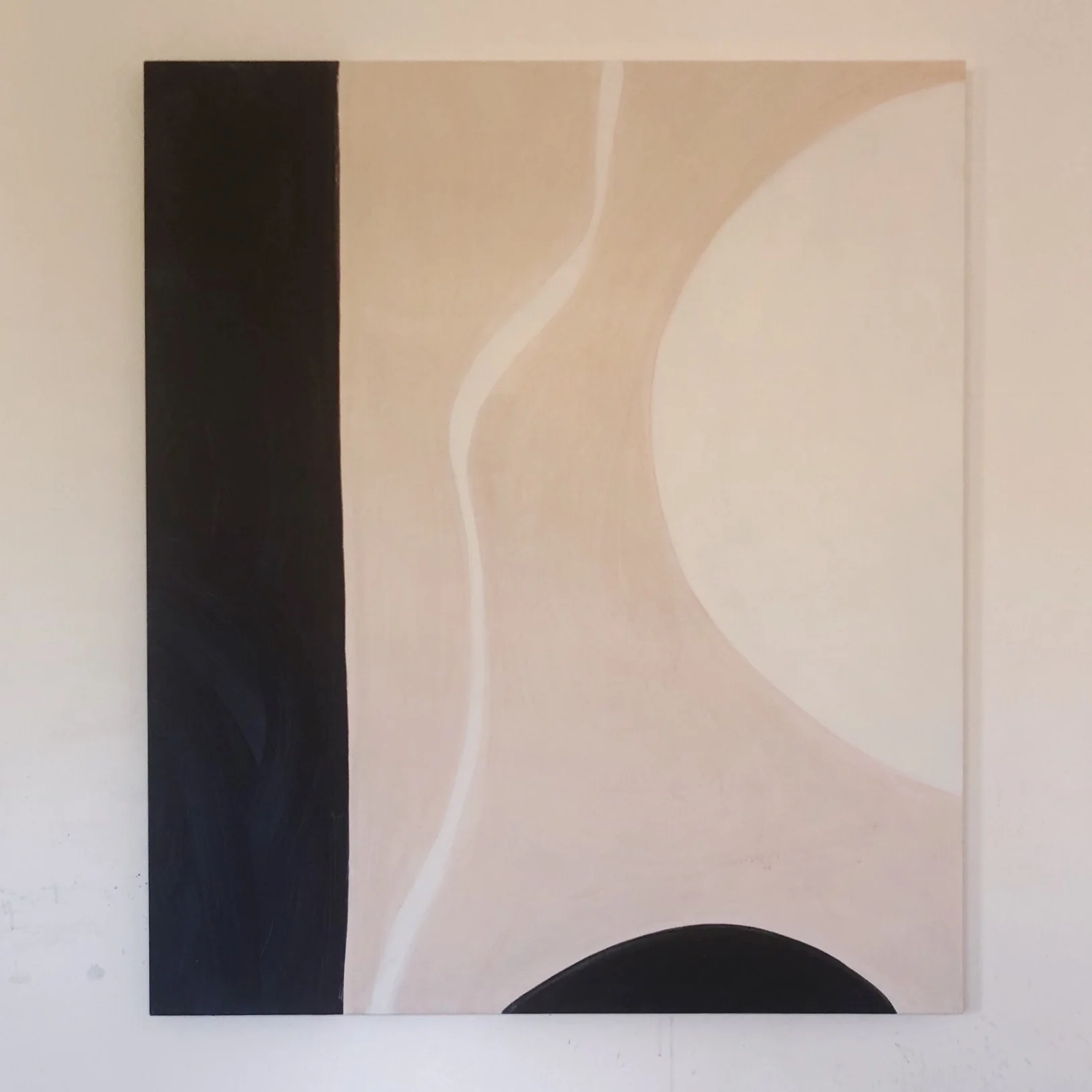 Orbit 2018 140 x 120cm Acrylic and emulsion on canvas
