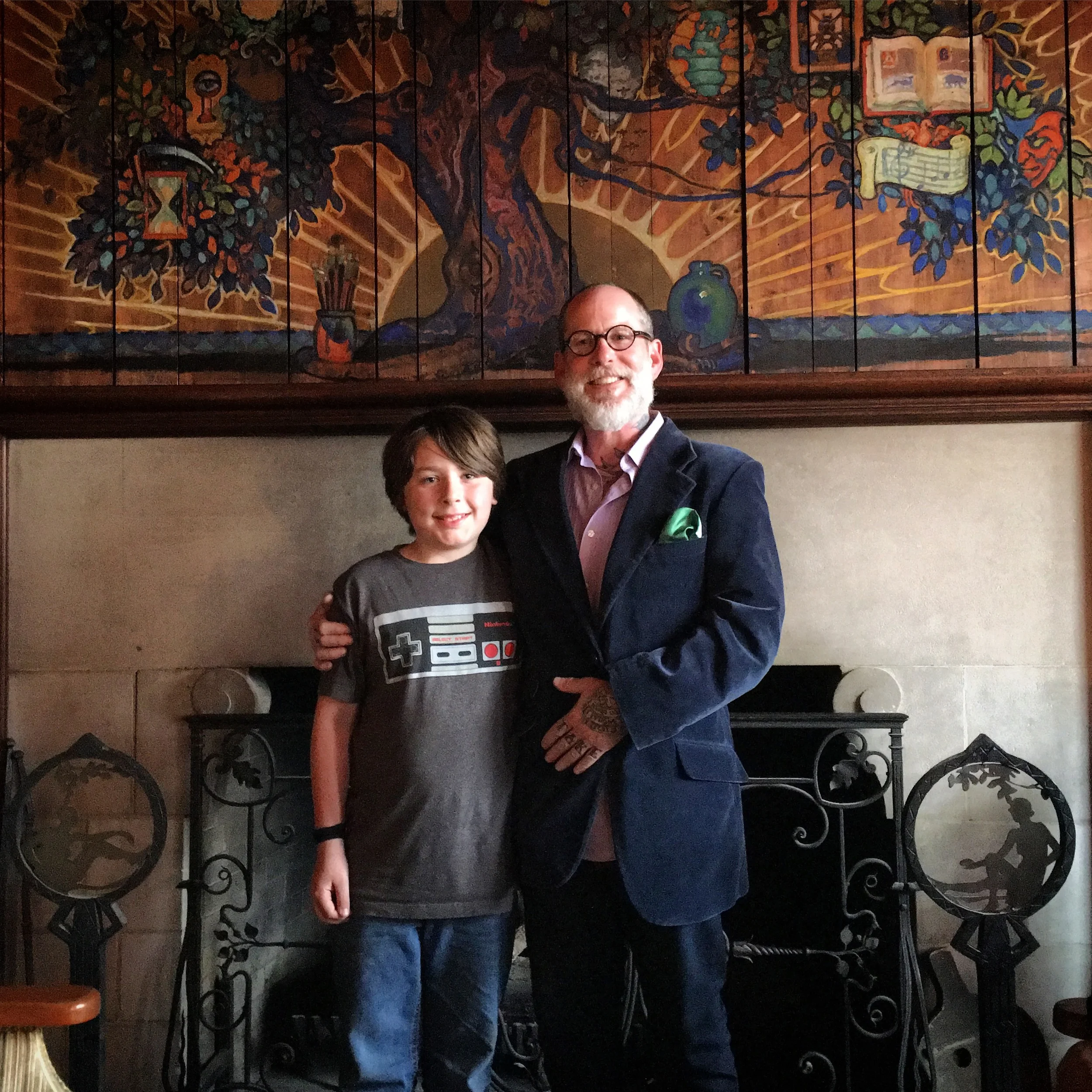 Finn and I at The Scarab Club in Detroit