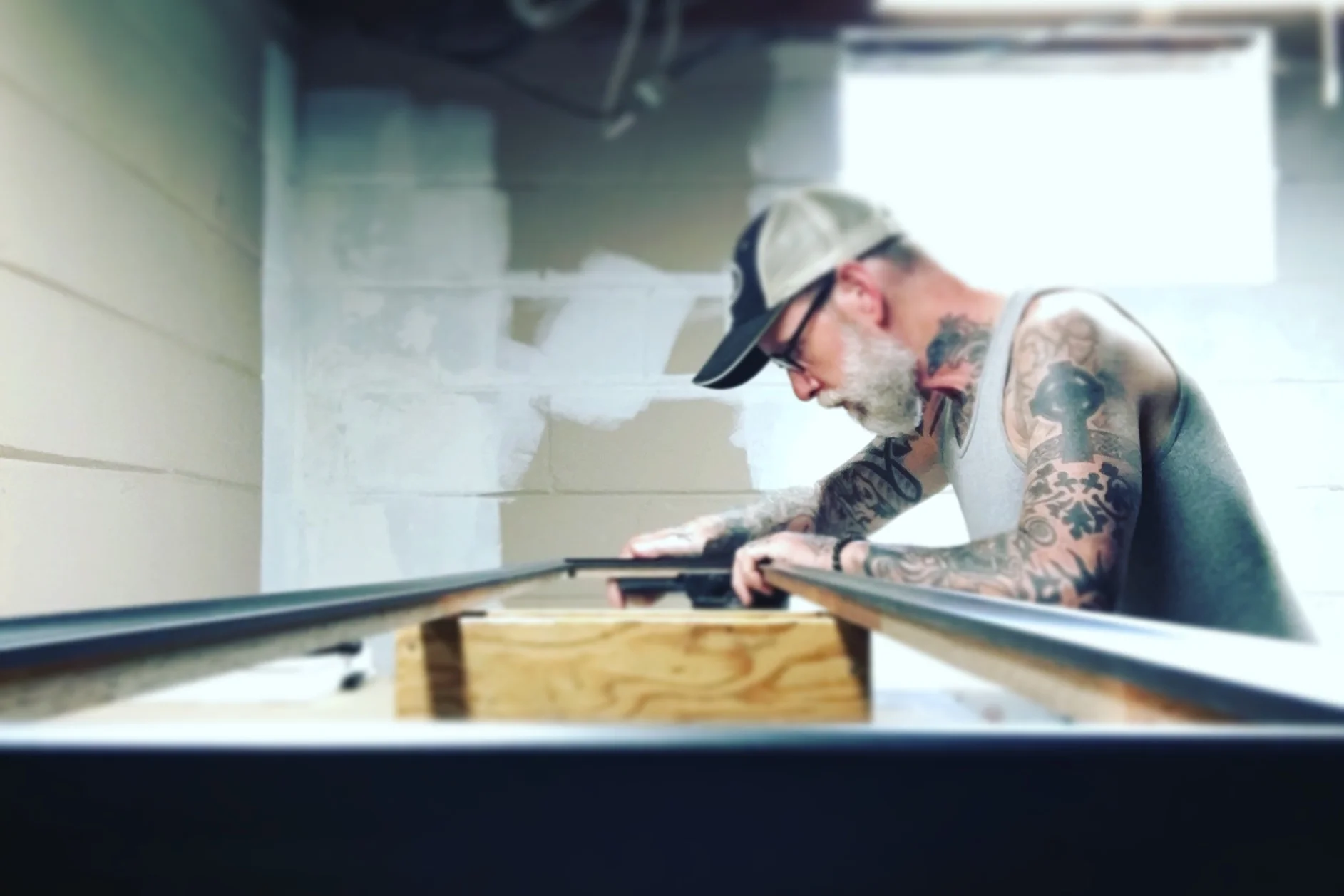 So far, this piece framed for The Detroit Mercantile Co. is the frameworks width record.