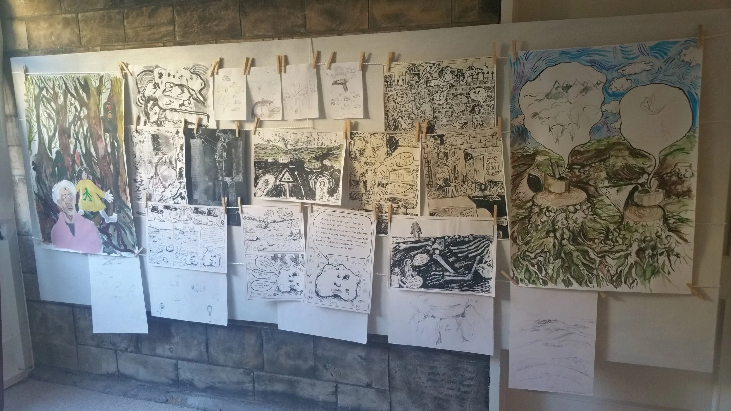 Daniel Bendel installation for “Alternative Realities” for Fringe Art Bath 2017