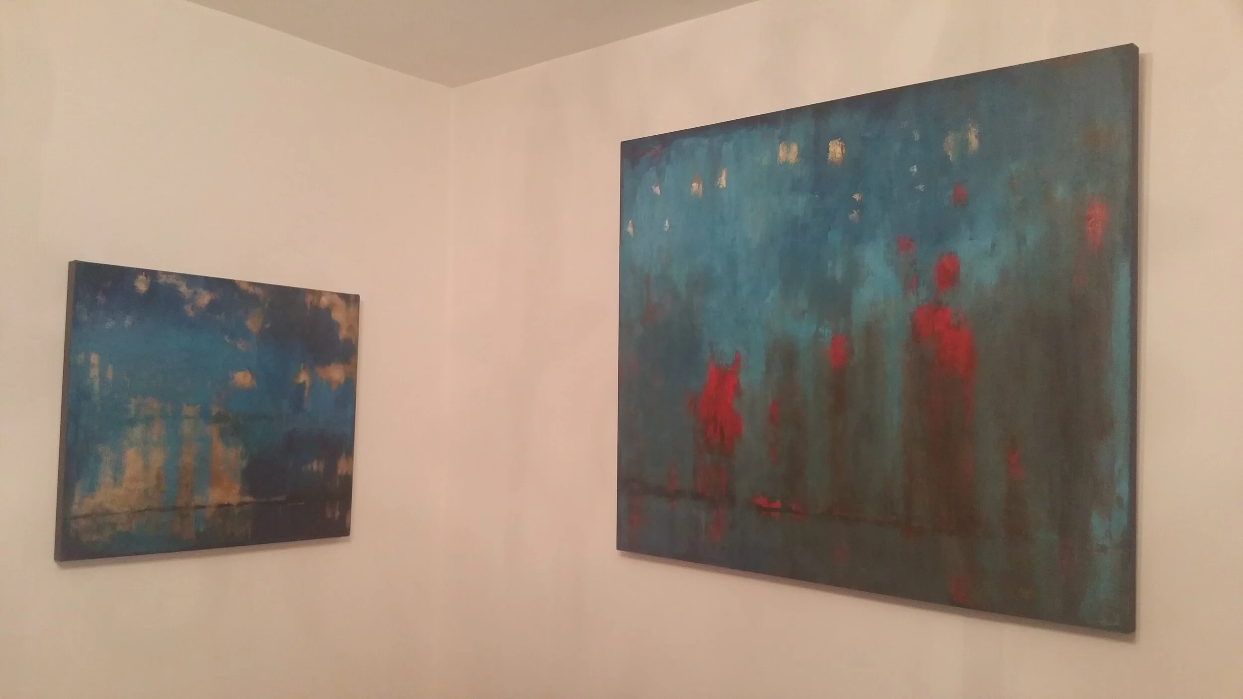 Jon Adam paintings in “Alternative Realities” for Fringe Art Bath 2017