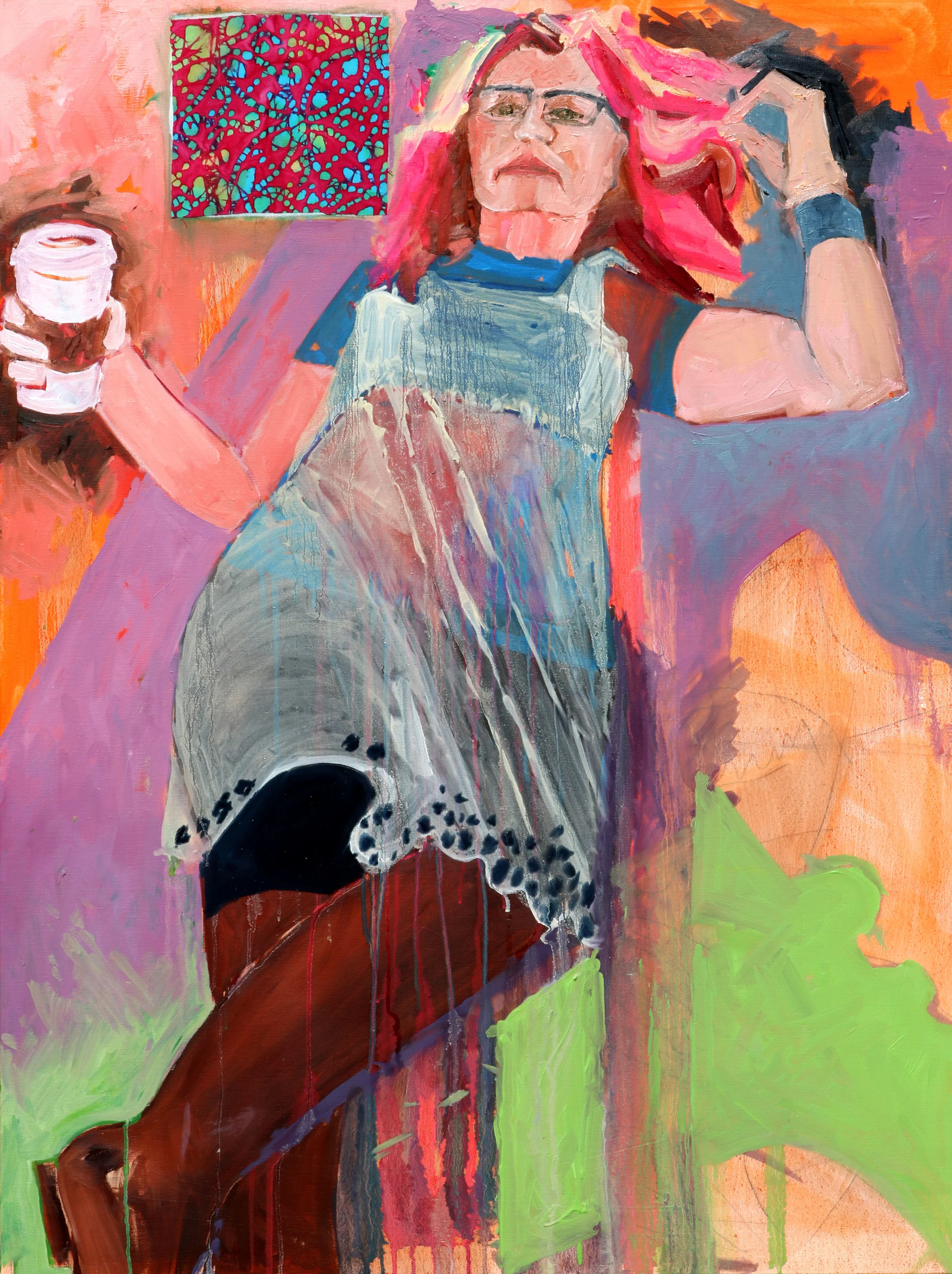 “Reclining on Ben Edward’s Installation" January 2017