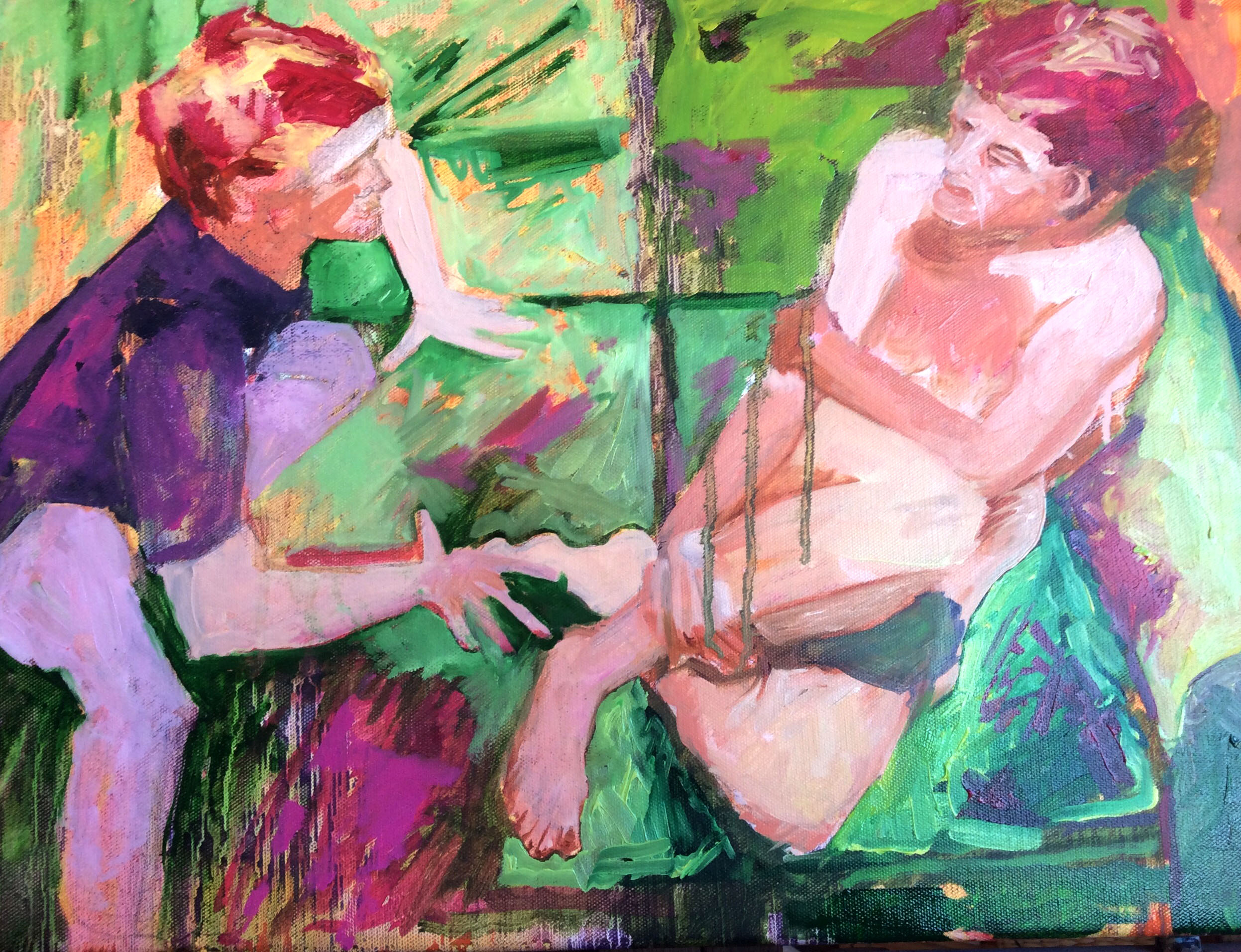 "Conversation Between Two Margarets #1" 2017