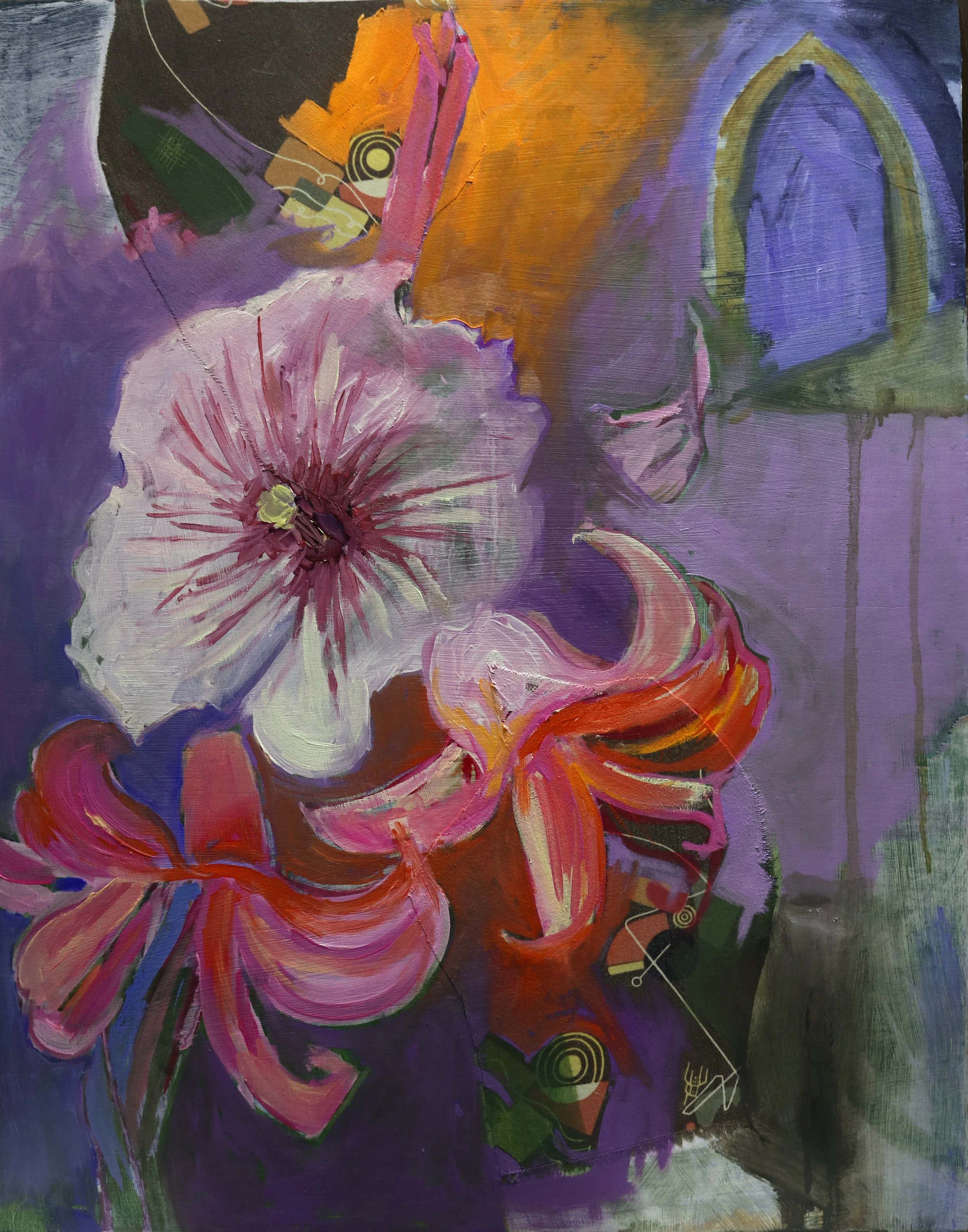 "Judy's Pink Lilies, 2018"