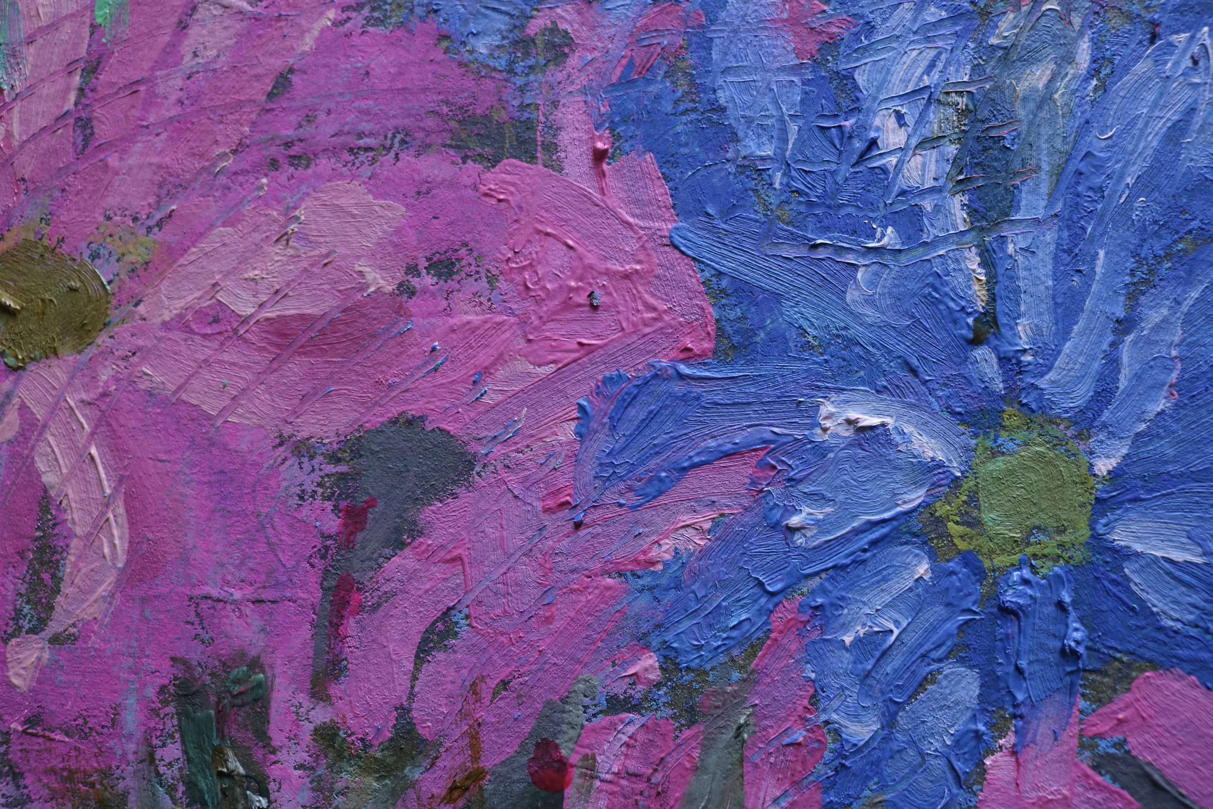 “Dyed Daisies “ detail
