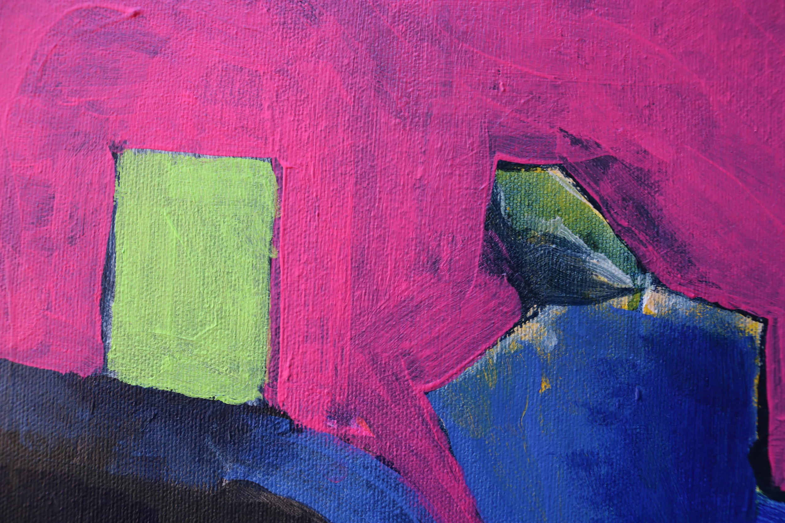 "Behind the Green Window" detail