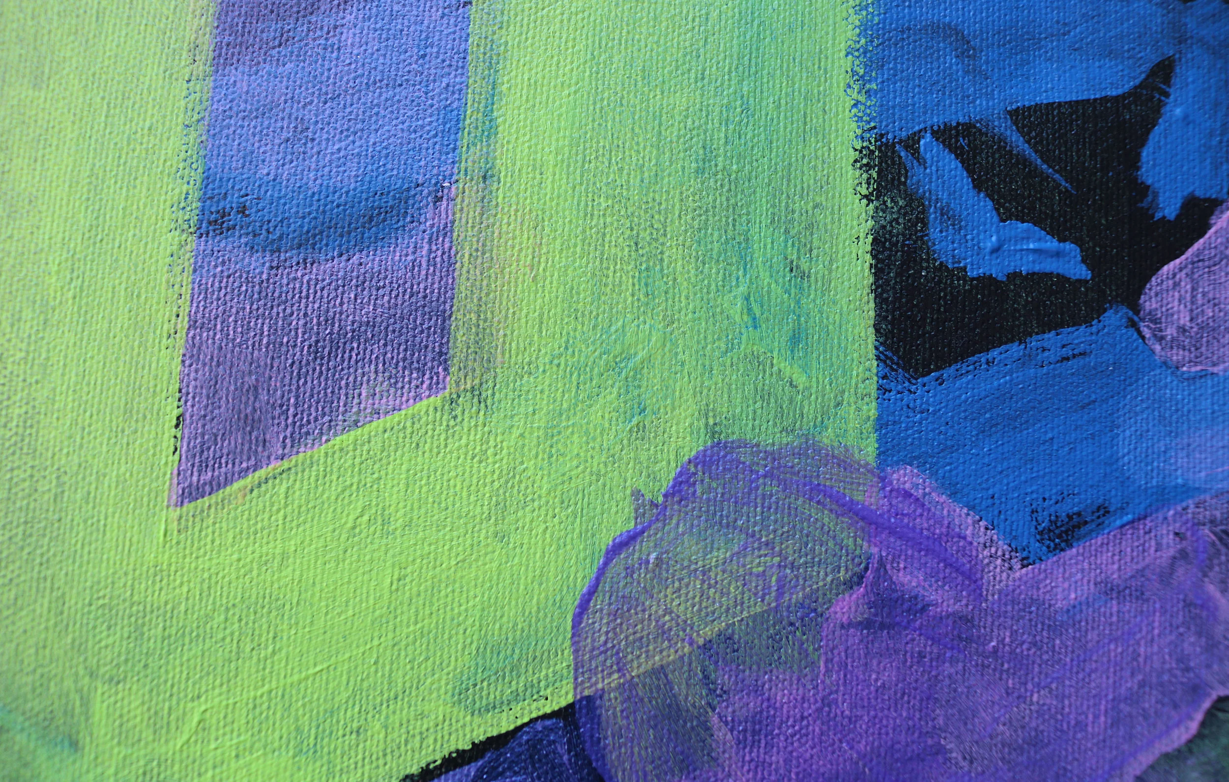 "Green Dress Appears" detail 