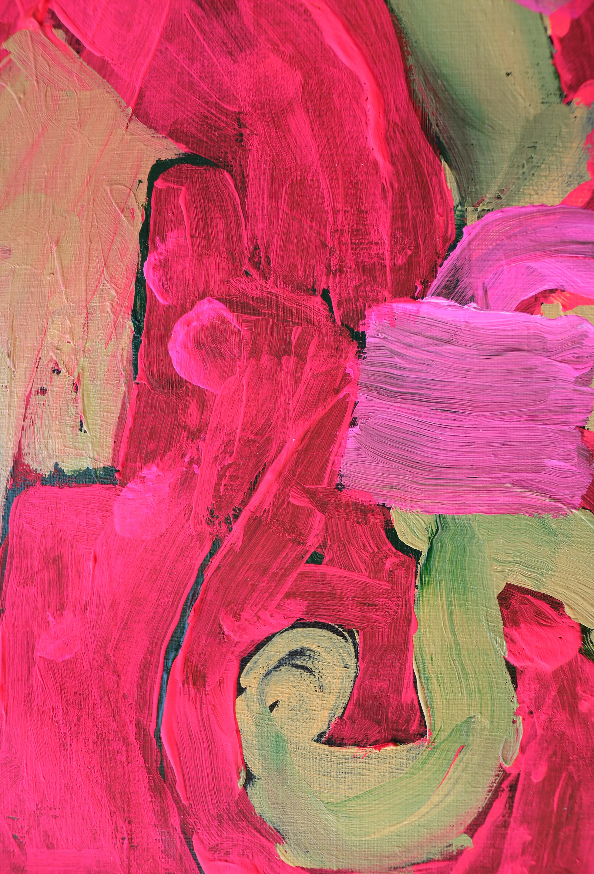"Floating, Mystery Dress" detail 