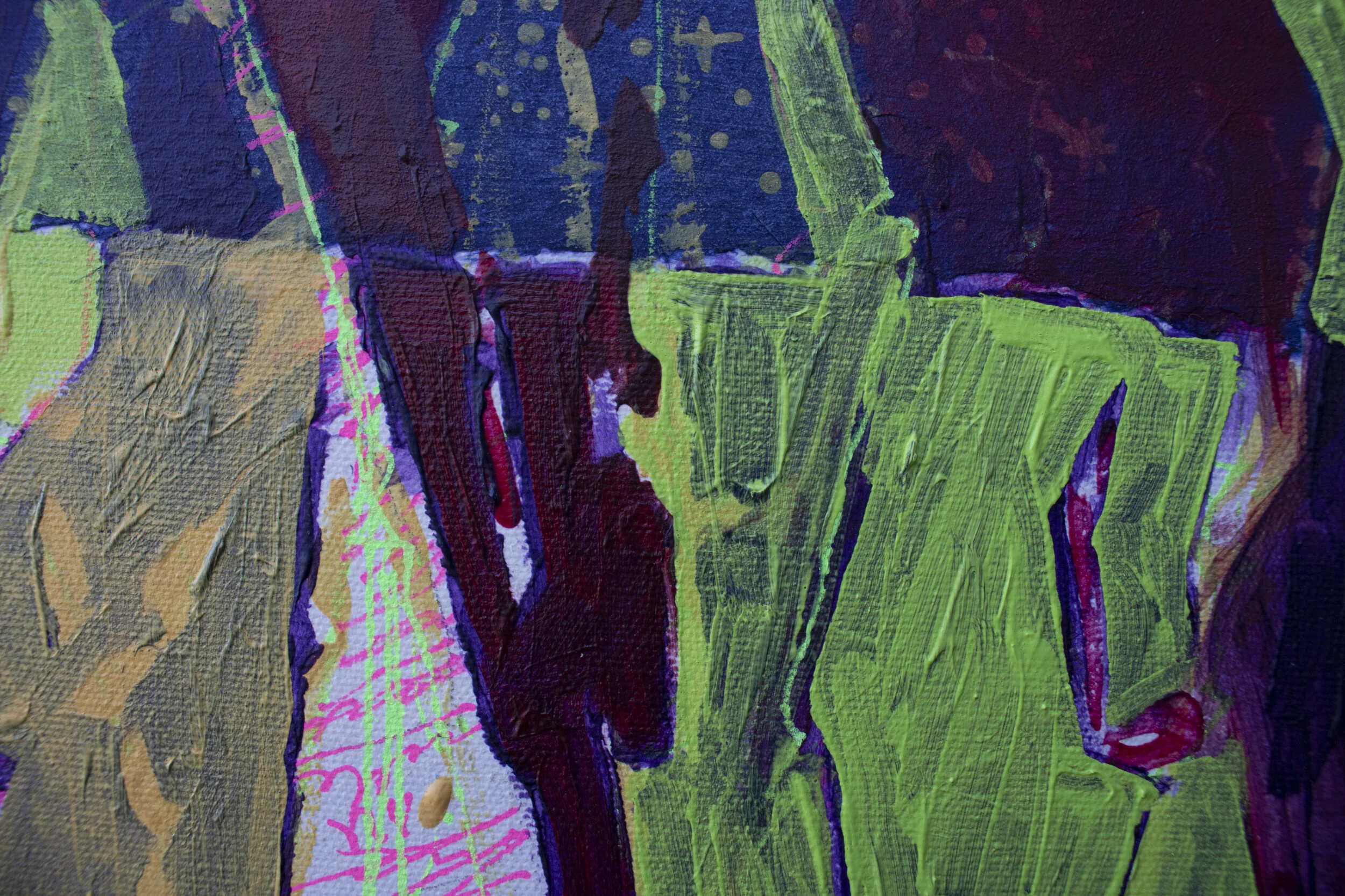 "Moon to Earth" detail
