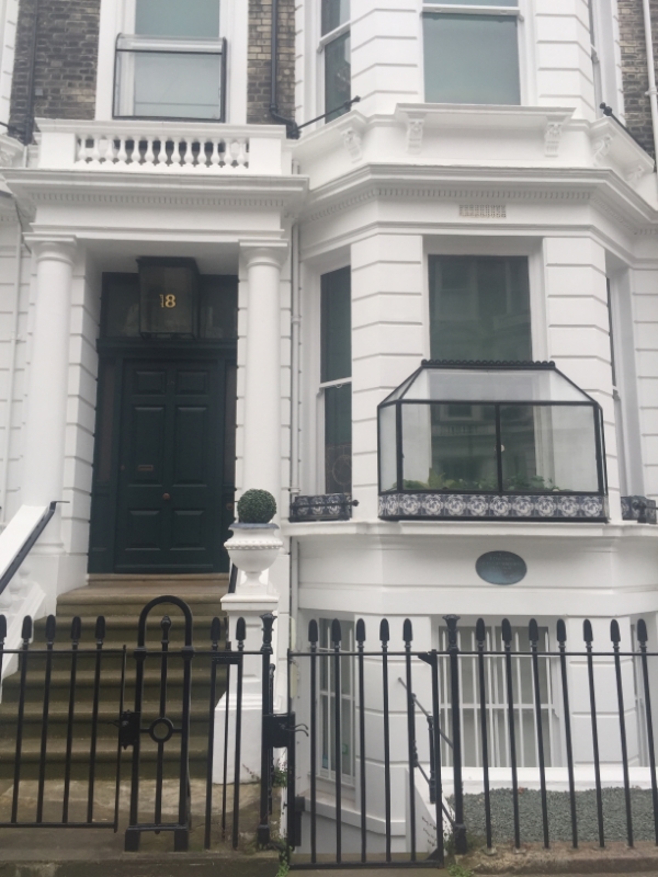 Former Freddie Mercury house with no mention of him ever living there.