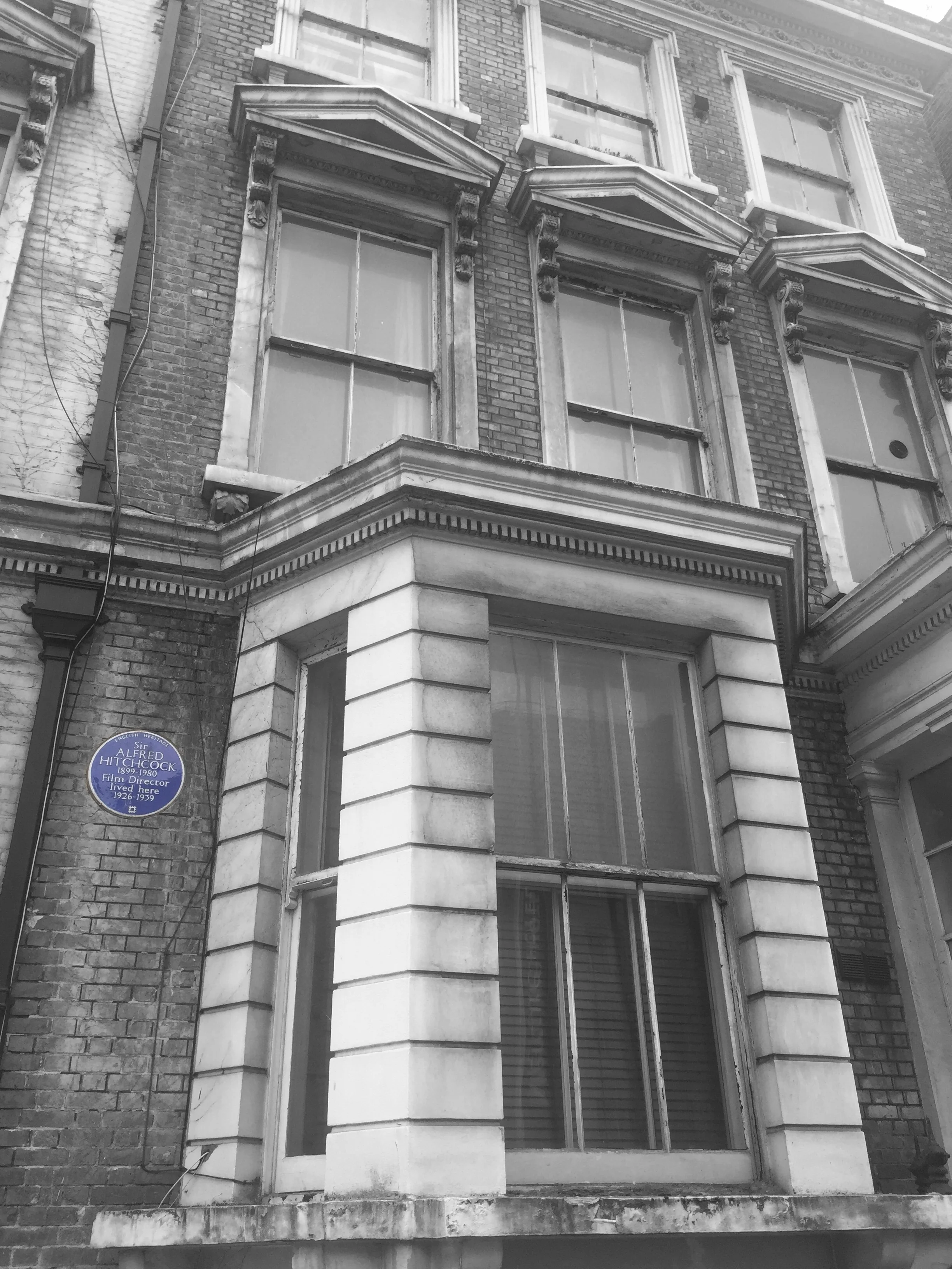 Alfred Hitchcock's Former House in Kensington
