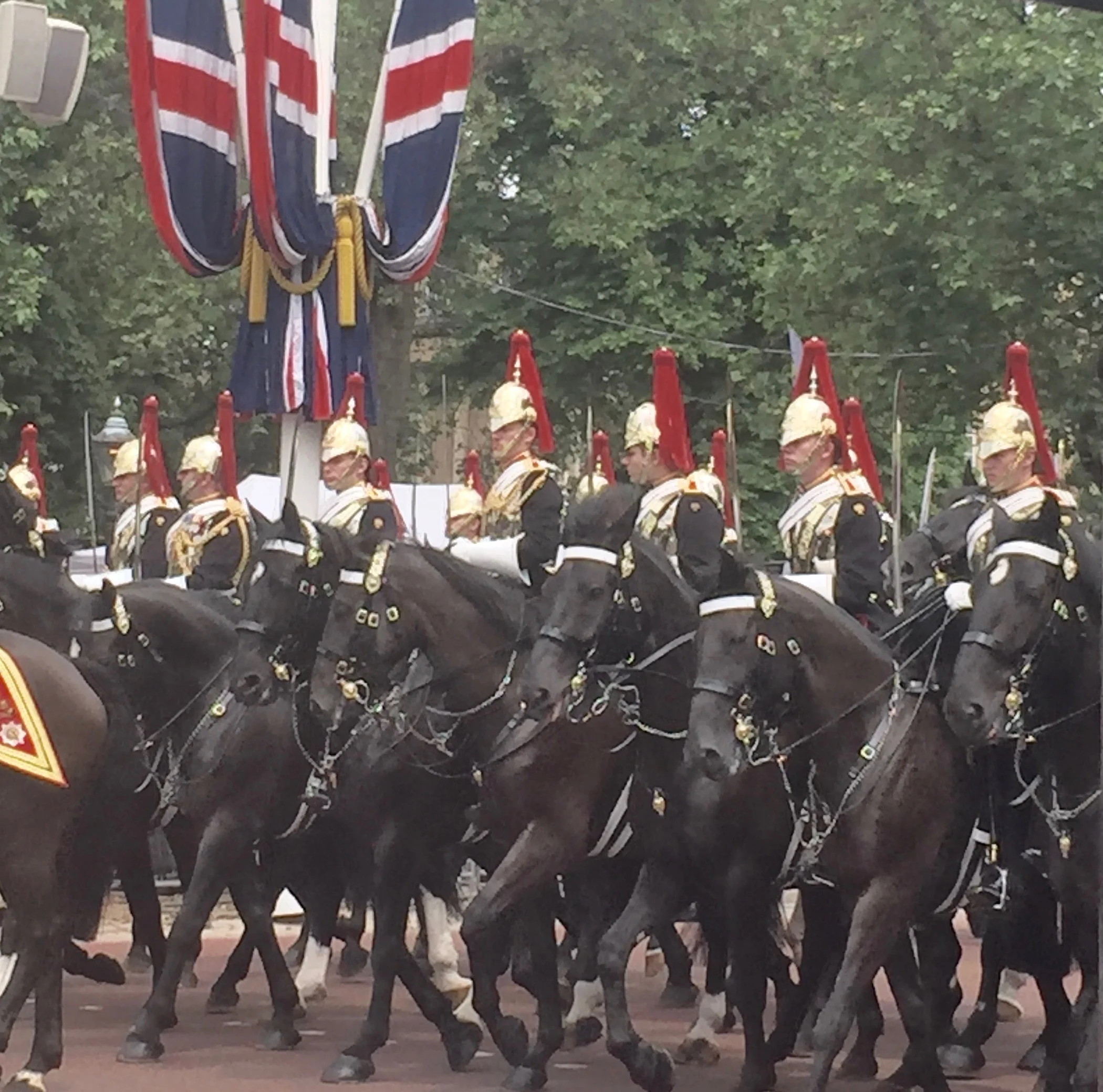 Parade of Horses at The Trooping of Colour