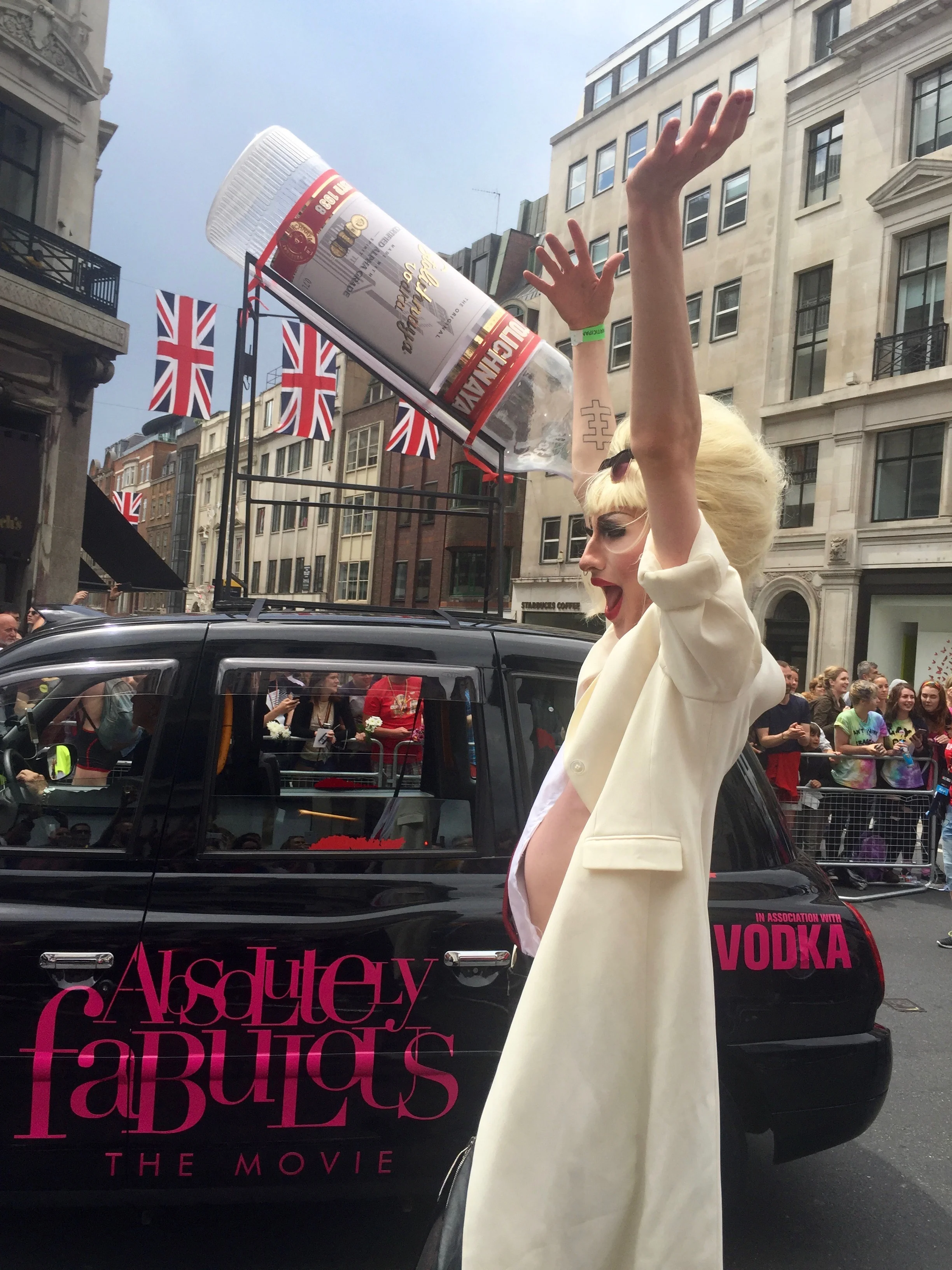 Ab Fab at The London Pride Parade 2016