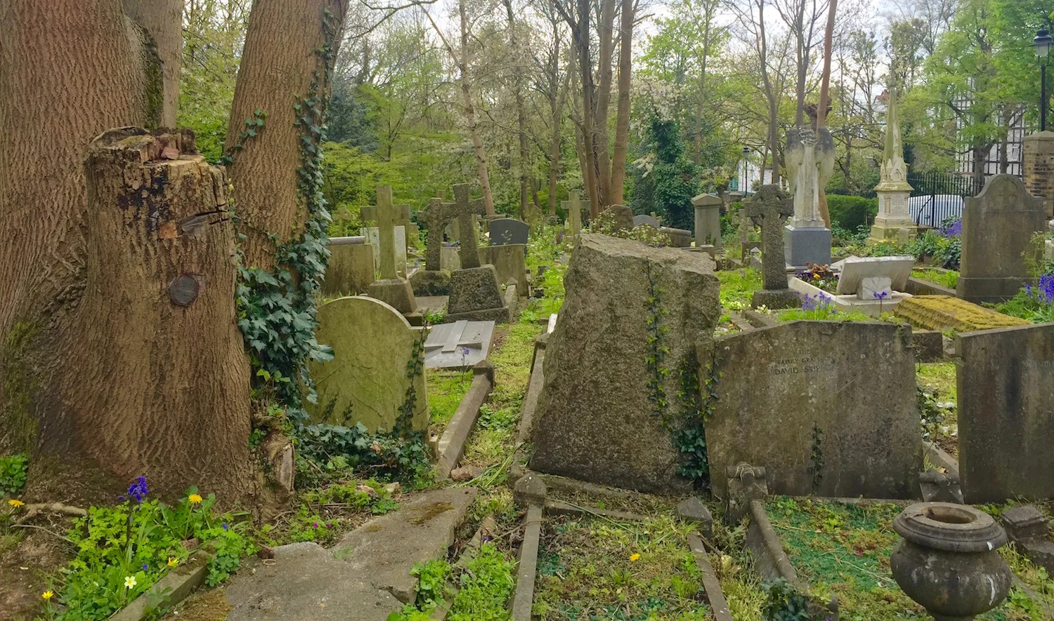 Highgate Cemetery.