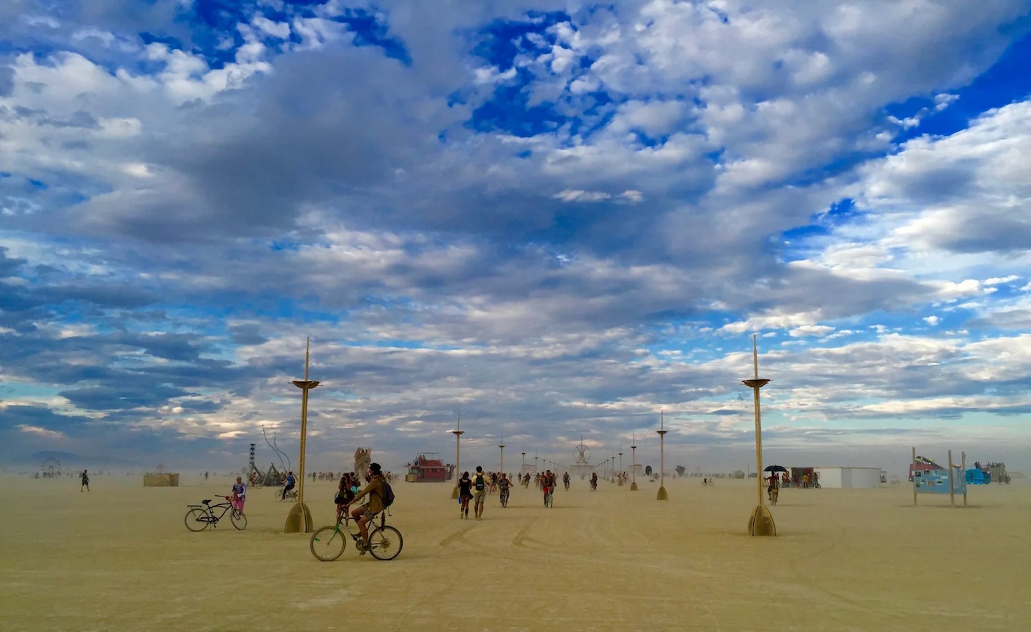 The Big skies at Burning Man, Nevada.