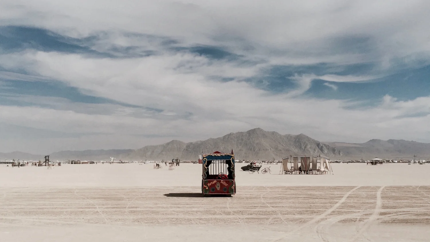 Come and get your fortune told. Burning Man 2016