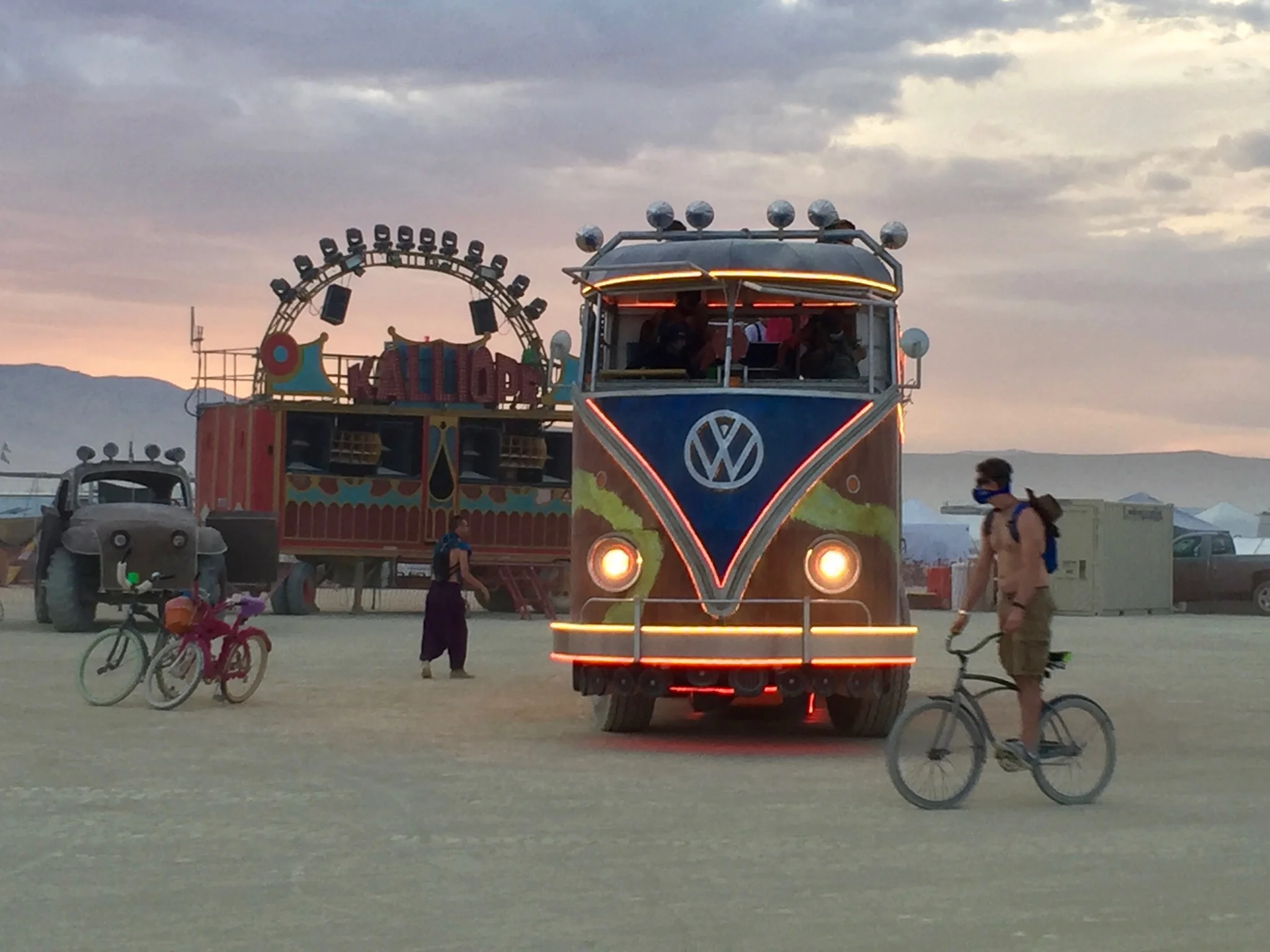 VW Mutant Art Car at Burning Man 2016